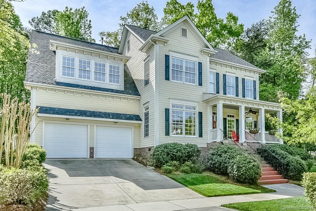 Tons of natural light enhance hardwoods throughout main level! 5th bdrm on main w/shower bath, formal dining rm, music rm or study, family rm w/gas log fp, breakfast area, open kitchen w/ serving bar, granite, tile back splash, dbl wall oven, cooktop, 2 pantries, cherry cabinets. Upper level includes lge master suite w/ his/her vanities/garden tub/shower/walkin closet, secondary bdrms, nanny/teen en-suite w/private den.  Rocking chair porch & rear patio!  Home Warranty provided by seller.