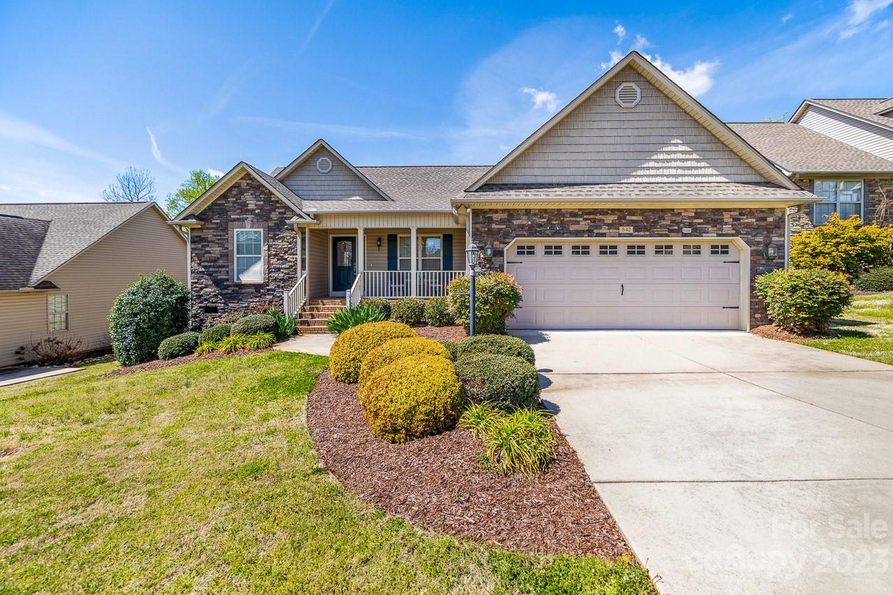 Welcome to 842 Affirmed Dr! This 3 bedroom 2 bath like new ranch-style home is a great find for anyone looking for a move-in ready property. The huge primary bedroom features an en-suite with an oversized jetted tub, providing the perfect retreat after a long day. Enjoy relaxing on the screened in porch or grilling on the back deck. The backyard is partially fenced, providing privacy for those outdoor gatherings. Great neighborhood with access to the community pool, providing a great place to cool off during the hot summer months. Located just minutes from Asheville Highway and I26, this home provides easy access to all the amenities of the surrounding area. Whether you are looking for shopping, dining, or entertainment, you’ll be just a short drive away from everything you need. This home is priced to sell!
