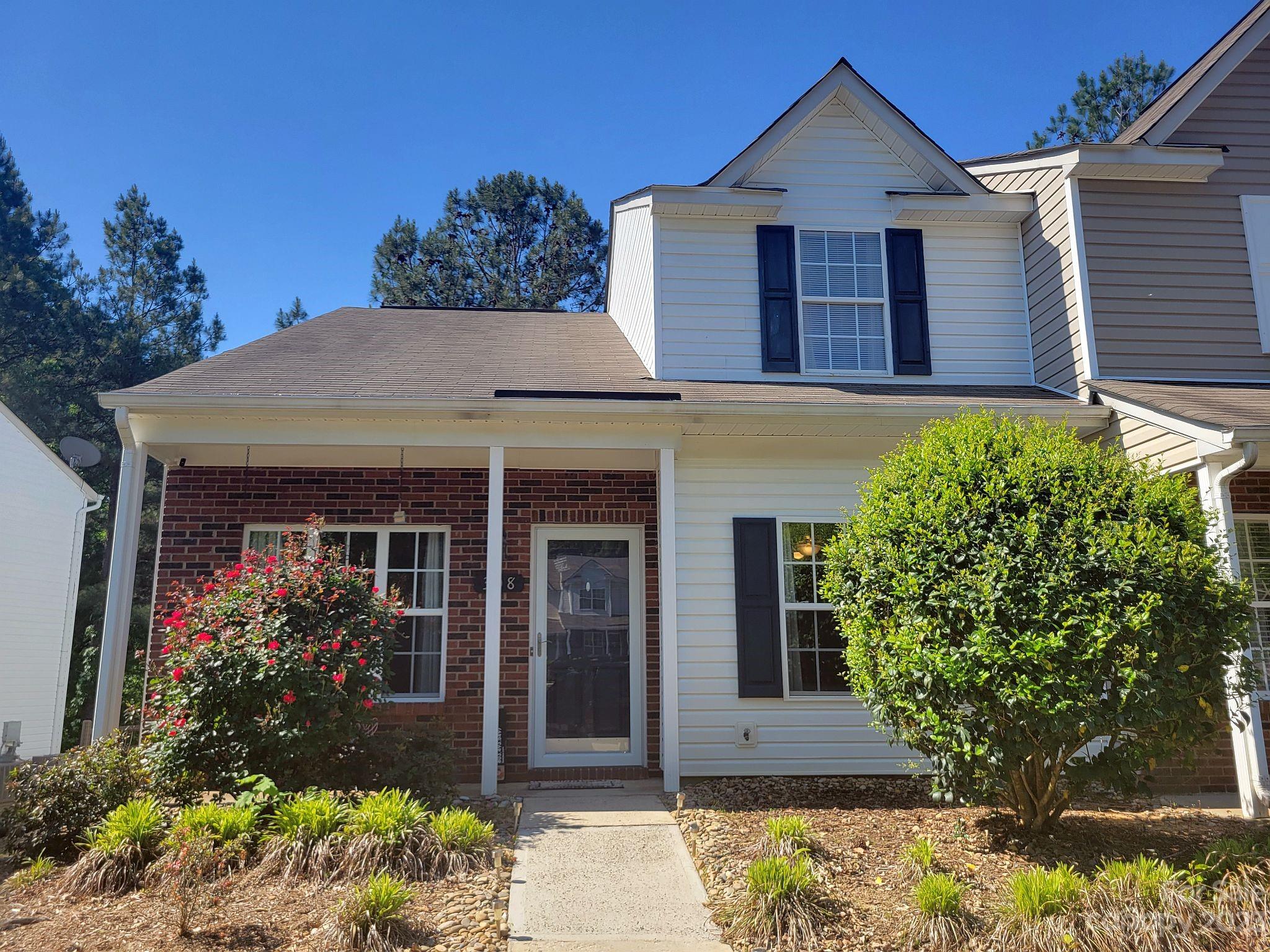 Here it is, the one you have been waiting for in Fort Mill! This end unit townhome has 3 bedrooms, 2.5 bathrooms, Den and Kitchen with dining area. Primary bedroom, bathroom and laundry is on the main floor with the kitchen, dining, den and half bath.  2 bedrooms, entry hall and full bathroom upstairs.   New HVAC & Water heater installed around 2020 and new roof in 2018. Refrigerator and Dishwasher replaced about 7 years ago.   Nice established community in Fort Mill close to I-77, shopping, restaurants galore, schools and the Anne Springs Greenway! Plus, it has a Community Pool!  Don't miss this chance to make this home your own!