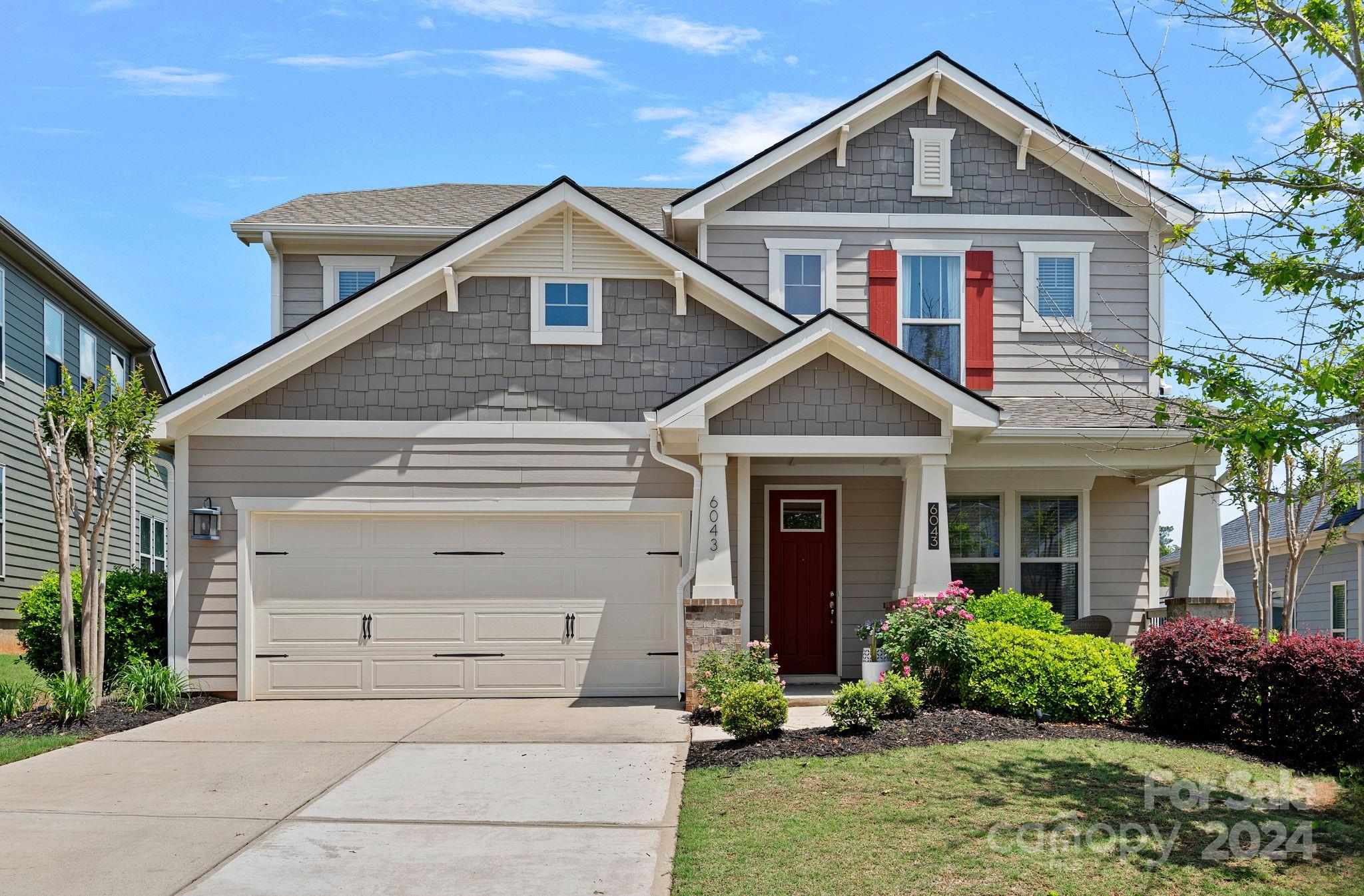 Amazing 4 bedroom home in the sought after amenity rich community of Riverchase! Fall in love with the attention to detail of this bright and spacious open floor plan featuring an office with french doors, 2 story great room with an abundance of natural light complete with a show stopping brick and shiplap gas fireplace, chef's kitchen with huge eat in island, granite countertops, gas cooktop and plenty of storage space and large breakfast nook. Primary suite on the main level features trey ceiling & accent wall with spa style ensuite complete with a dual vanity, separate tub shower combo and oversized walk-in closet. Upstairs you'll find a spacious loft as well as 3 ample sized guest rooms, full bath with dual vanity and a bonus room. Enjoy evenings on your covered back porch or extended patio with in-ground gas grill overlooking your spacious fenced in backyard perfect for entertaining all year round! Community features river access, outdoor pool, walking trails, playground and more!