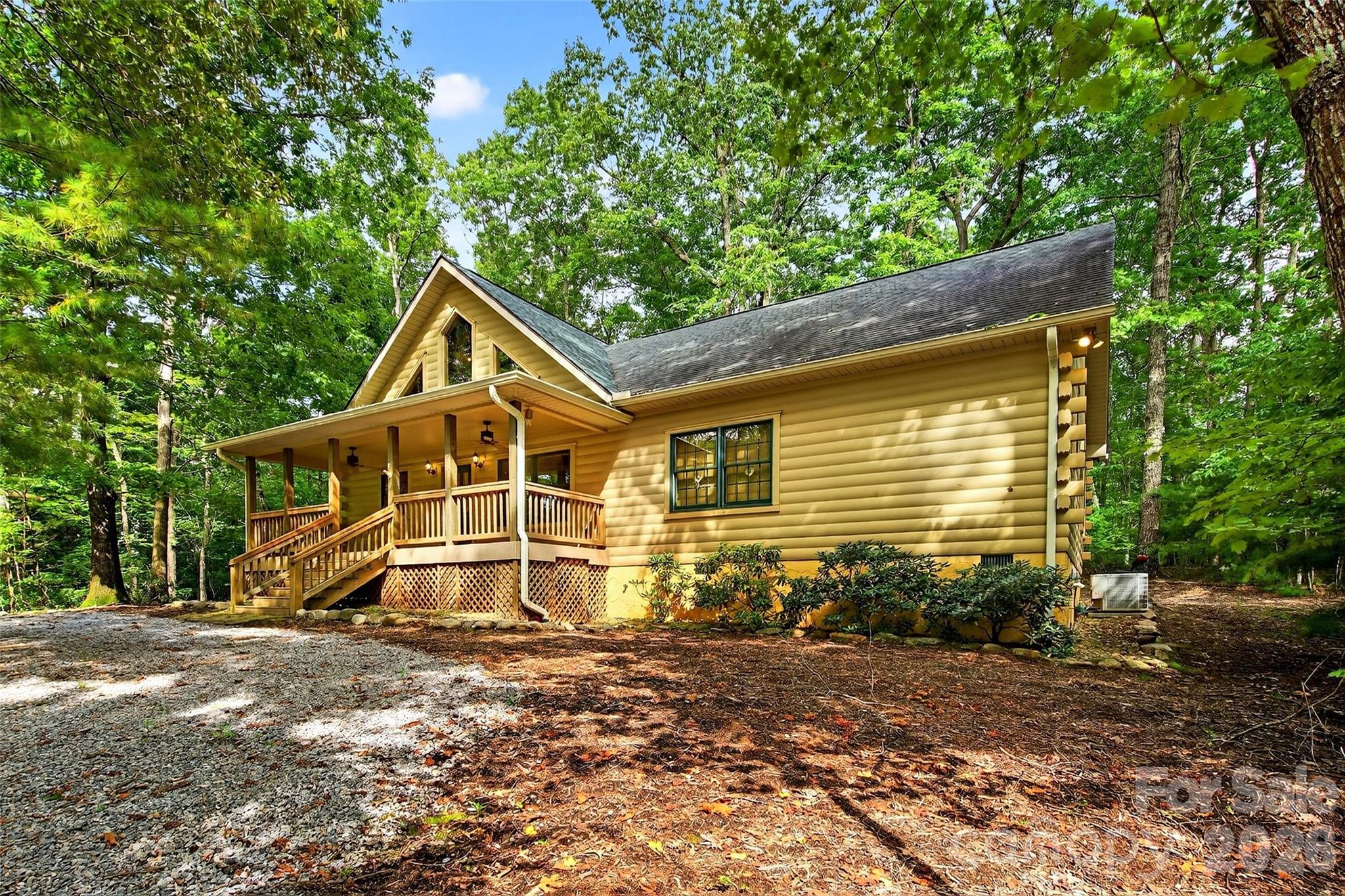 Looking for the perfect mountain retreat? Welcome to your home away from home in the gated community of Forest Heights, where privacy, security, and low-maintenance living come together in a beautiful mountain setting.
This charming and meticulously maintained 2-bedroom, 2-bath log cabin sits on approximately 1.5 private acres, offering the perfect blend of rustic character and modern comfort. Whether you're searching for a primary residence, vacation getaway, or investment property, this cabin is ready to exceed expectations.
Inside, you'll find a spacious open-concept layout featuring a beautiful kitchen with granite countertops, ample prep space, and seamless views of the dining and living areas—ideal for entertaining guests or enjoying cozy evenings by the fire.
Lovingly maintained by its original owners and used only occasionally as a vacation home, this property is exceptionally clean, well cared for, and truly move-in ready.
Outdoor living is just as inviting, with a welcoming front porch, a peaceful back deck, and a screened porch designed to showcase the natural beauty of the surrounding mountain landscape. Enjoy watching local wildlife and taking in the sights and sounds of nature from multiple outdoor gathering spaces.
Conveniently located just minutes from downtown Marion, NC, and within easy reach of outdoor destinations such as Lake James and Linville Falls, this property offers endless opportunities for recreation, relaxation, and adventure.
Tucked away behind the gates of Forest Heights, this hidden gem delivers the privacy, tranquility, and mountain charm you've been searching for. Your peaceful mountain getaway awaits.