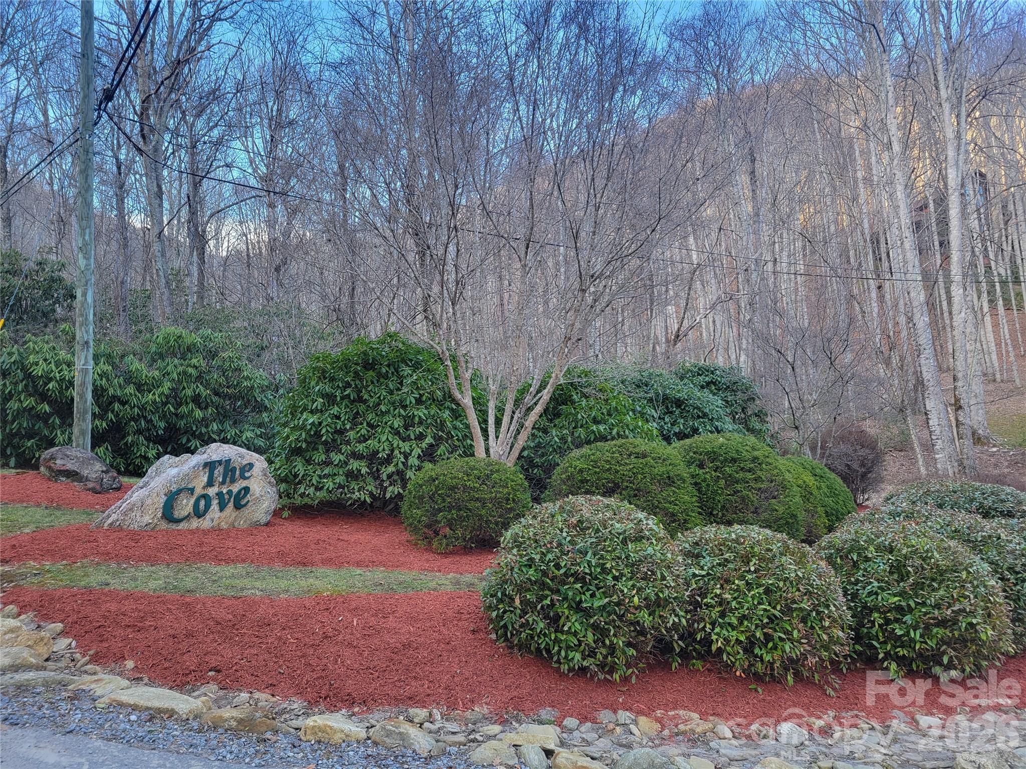 A stunning place to build your dream mountain home. 1.48 acres located in The Cove at Maggie Valley. Underground power lines, streetlights, paved roads. Community well. Easy access to Cherokee, Maggie Valley, Waynesville and the National Park. There are only two roads in the subdivision and they both end in cul de sacs.