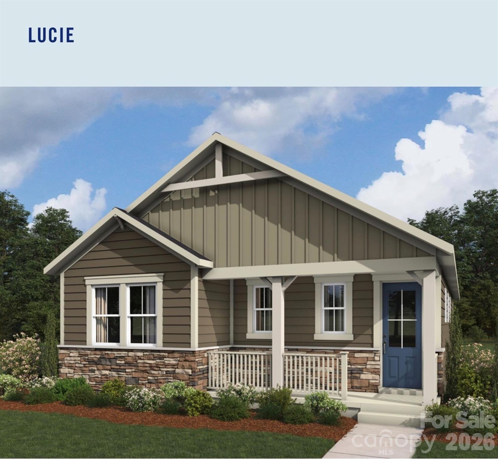 Waiting for permit.
This Lucie home is perfect if you’re looking to ditch the stairs and settle into a home that just flows. The split-bedroom layout is a total win—it keeps the Primary Suite on one side of the house and the other two bedrooms on the far side, so everyone has their own space.
The main living area feels super inviting that opens to a gourmet kitchen.  The covered patio is the best spot to hang out on those nice Carolina evenings. It’s simple, stylish, and makes one-level living look really good.


Bratton Pointe is just minutes from I-77, the Galleria Shopping Center, and Waterford Golf Course.  This neighborhood makes everything easily accessible. Residents enjoy a large pavilion, multiple pocket parks, a dog park, and a community garden—perfect for relaxing, playing, and connecting with neighbors. Bratton Pointe isn’t just a place to live, it’s a neighborhood to enjoy!

Limited-time special pricing plus builder financing incentives—Don’t Wait!