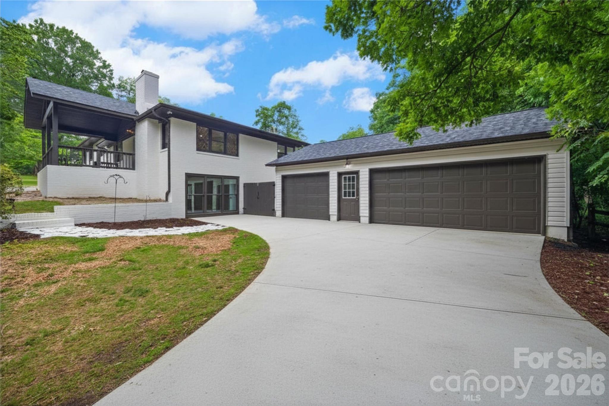 NEWLY RENOVATED IN CONCORD 3 MINUTES FROM DOWNTOWN!

Fully renovated brick ranch with a full walk-out basement, multigenerational living potential, and one of the most functional layouts you'll find anywhere in the area. 

Welcome to 434 Sunnyside Drive SE - a thoughtfully reimagined home where nearly every major component has been upgraded in 2026, blending the quality of 1960s construction that's becoming increasingly difficult to find with modern functionality and flexibility.

This is far more than a cosmetic renovation. Major improvements completed this year include: new roof, whole home rewire and upgraded electrical panel, new plumbing throughout, new windows, new ductwork to accompany the newer 2024 HVAC systems, reengineered floor-plan for better flow and function, covered porch addition, removal of overgrown trees, & more.  Permits were pulled for the project and available via cabarrus county and attached in the MLS for your agent to easily find.

The main floor has been completely redesigned for modern living and exceptional functionality, featuring a fully renovated kitchen with new everything: cabinetry, countertops, appliances, fixtures, and a way more functional workflow.  Initially shoved in a coat closet to lose socks and collect lint, a full walk-in laundry room was added to the main floor with designer tile flooring and more cabinetry, making everyone's least favorite chore more enjoyable. The main floor has a brand new half bath added for guests, a newly created primary ensuite bathroom, and a guest suite with its own attached bathroom that could serve as a second primary suite. You will find newly refinished hardwood floors and designer tile throughout the entire main floor as well as new windows, drywall, and paint. The sunroom has been refreshed with new windows and new tile to brighten the space and live up to sunnyside drive's name.  The main floor layout is configured so that every bedroom has direct access to their own bathroom, and guests have their own space as well. This created two separate suite-style bedroom setups on the main floor, offering incredible flexibility for guests, multigenerational households, and longterm comfort.

Downstairs, the fully finished walk-out basement opens up even more possibilities offering 2 additional bedrooms, a full bathroom with walk-in shower, a full second kitchen, full second laundry room, private exterior access, and zero-grade entry with handicap accessible setup potential. Whether you need space for extended family, independent living quarters, guests, or future income potential, this layout is uniquely equipped to handle it all.

Outside, the property continues to impress with an everlasting full brick exterior that has been freshly painted, brightening up the corner of Sunnyside and Blume St. The addition of the large covered front porch adds architectural interest, shelter, and a cozy place to hang on a nice day. Don't worry - you still have the sunroom for those good and bad weather days.  The corner lot provides dual driveway access from Sunnyside and Blume for exceptional parking a flexibility, and the oversized detached 3-car garage is just another benefit this stunning property offers.  The backyard is level, cleared, and private with a tall wood privacy fence.

This is the kind of property buyers wait for - fully updated, structurally improved, highly versatile, and designed to adapt to real-life needs for years to come.

Listing agent is property owner.