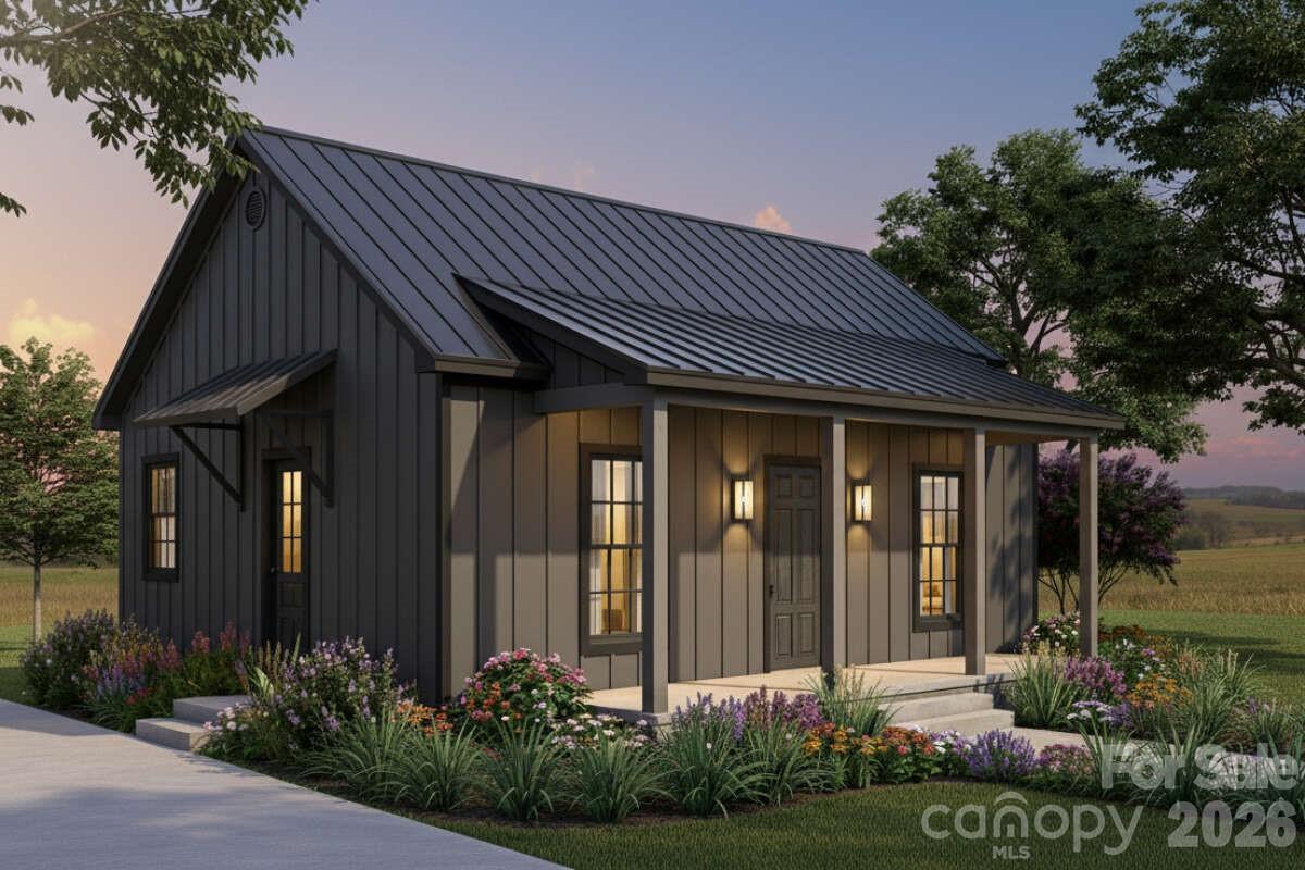 Embrace the ultimate Blue Ridge Mountain lifestyle in this stunning, new-construction tiny home! Perfectly situated in a peaceful River Village Tiny Home Community in this 752-square-foot cottage delivers the ideal blend of high-efficiency living and modern rustic style. Featuring a thoughtfully maximized 2-bedroom, 1-bathroom floor plan, it serves beautifully as a full-time residence, a low-maintenance vacation retreat, or a lucrative rental investment. Enjoy true freedom and property ownership with absolutely no restrictive HOA dues. Situated on a generous, fully cleared, and level .278-acre lot—an absolute rarity in the mountains, giving you the perfect canvas for a fire pit, garden, or expansive deck. A sleek dark board-and-batten exterior pairs beautifully with a timeless metal roof and a welcoming covered front porch. Flexible Builder Upgrades! Built with exceptional craftsmanship, the builder is offering customizable upgrade options so you can tailor the interior finishes exactly to your taste. Ready to build or move right in with convenient access to community water. Walk right out your door to community-deeded access on the beautiful Catawba River. It is a dream location for kayaking, tubing, or fly fishing. Immerse yourself in nature with immediate access to pristine community hiking trails winding right through the area. Located just minutes from downtown Marion, Lake James State Park, the Fonta Flora State Trail and the Pisgah National Forest, this property is a gateway to world-class mountain adventure. Don't miss out on this rare mountain gem!