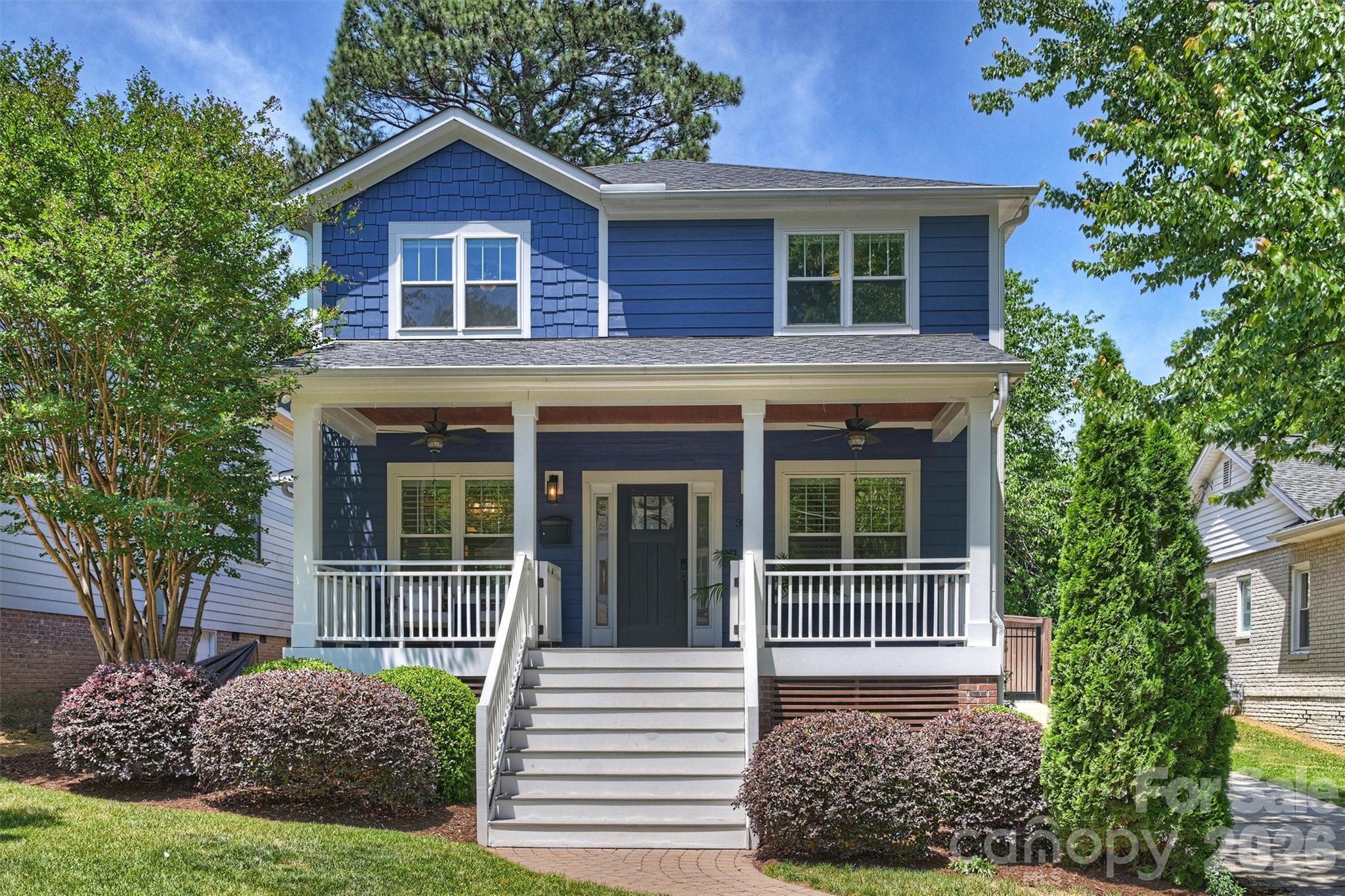 Classic Plaza Midwood Craftsman With Room To Grow! This Quintessential Arts & Crafts Two-Story Home Delivers The Flexible Living Spaces You've Been Searching For... Perfect For Growing Households, Multigenerational Living, Or Those Craving Extra Room To Live, Work, And Entertain In Style. From The Charming Front Porch Complete With A Built-In Gate, Enjoy Rocking Chair Evenings Overlooking The Beautifully Landscaped Yard And Freshly Painted Exterior That Gives This Home Incredible Curb Appeal. Inside, The Main Level Offers The Layout Everyone Wants Featuring A Spacious Primary Suite On The Main Floor, Multiple Living Spaces, A Dedicated Dining Area, And A Completely Reimagined Kitchen That Has Been Thoughtfully Renovated With Style And Function In Mind. A Cozy Rear Den Or Breakfast Nook Opens Beautifully Toward The Outdoor Patio Creating The Ultimate Indoor/Outdoor Living Experience. Tucked Behind An Electric Gate, The Backyard Feels Like Your Own Private Retreat Complete With A Detached Two-Car Garage Full Of Character And Charm. Above The Garage You’ll Find A Fully Finished Approx. 375 Sq Ft Mother-In-Law Suite/Second Living Quarters Featuring A Full Bath, Kitchenette, Dining Area, And Studio-Style Bedroom Setup — Ideal For Guests, Extended Stays, A Private Office, Art Studio, Or Potential Airbnb Opportunity. Upstairs In The Main Home, Four Additional Bedrooms And Two Jack-And-Jill Bathrooms Provide Plenty Of Space For Everyone To Spread Out And Enjoy. Whether You’re Hosting Game Days, Welcoming Family For The Holidays, Or Simply Looking For A Home That Grows With You, This One Checks Every Box. Perfectly Positioned Just Moments From Midwood Park And Conveniently Located Between The Restaurants, Breweries, And Shopping Of Both Plaza Midwood And NoDa! This Is An Incredible Opportunity To Own A Truly Special Home Packed With Character, Flexibility, And Value.