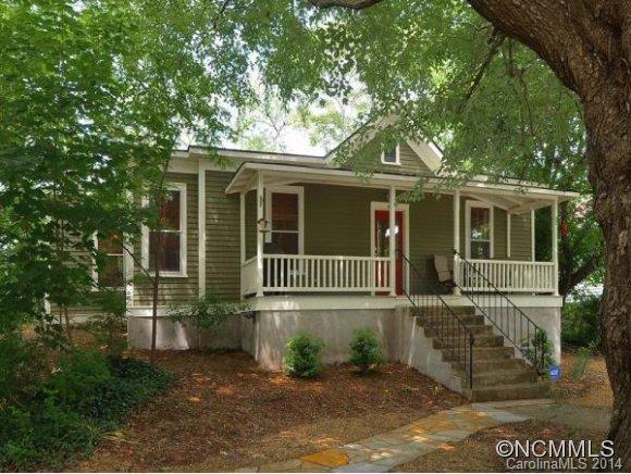 Classic 1915 bungalow in historic Montford.  Completely renovated with all the bells and whistles. Open floor plan, high ceilings, tile backsplash, granite & SS appliances with original built-in hutch. Glass tile accents & granite in baths. Excellent front porch living & walk to downtown. Custom landscaping & stonework by renowned stone mason. New HVAC in 2012 & brand new sewer line. A fantastic authentic Asheville home.