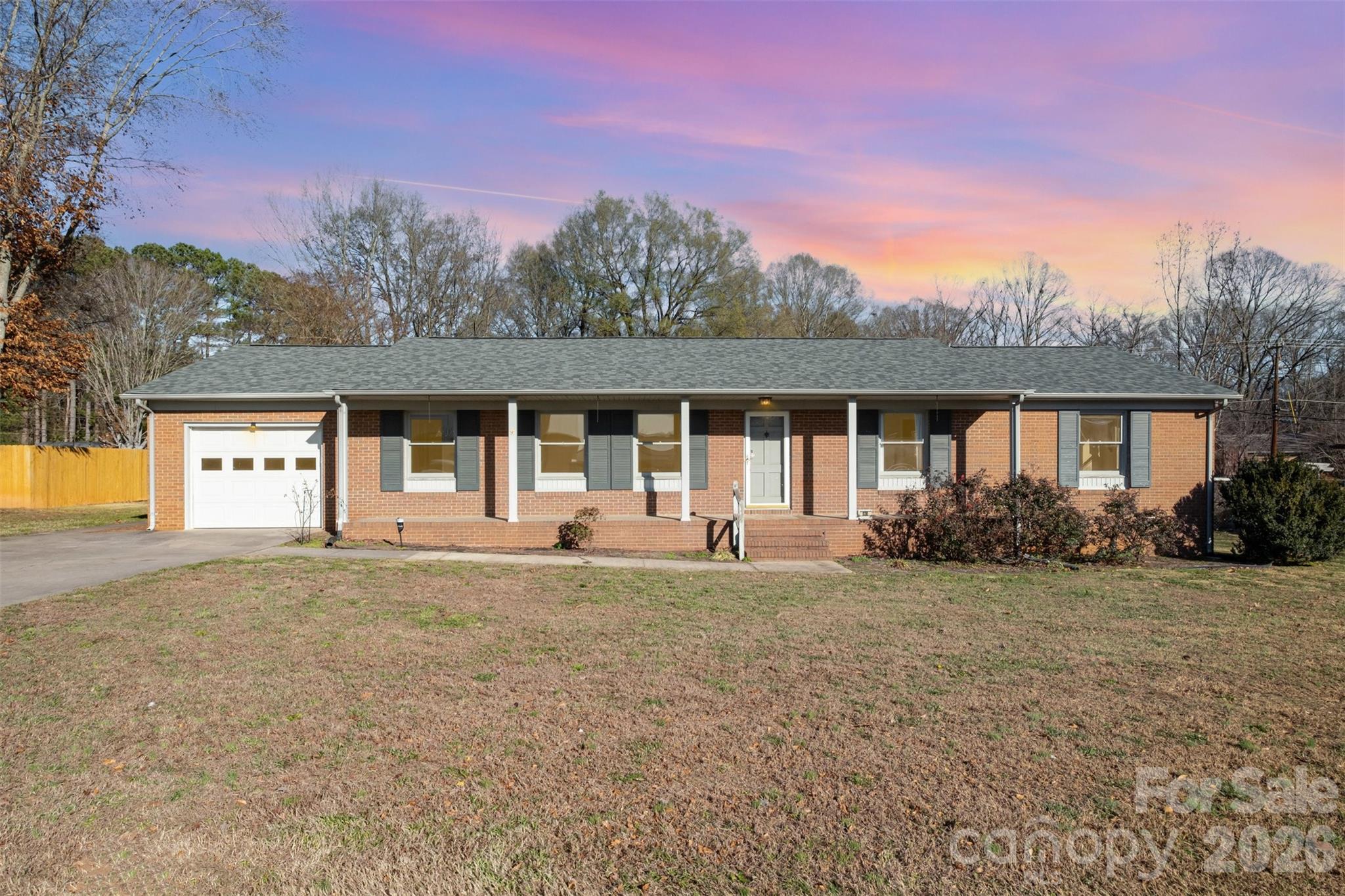 Charming 3 Bed 2 Bath Brick Ranch in one of Mooresville’s most beloved White Oaks neighborhood.  This property offers a comfortable, functional layout with plenty of natural light. With a big .5 acre level yard perfect for gardening, pets, or future outdoor entertaining, this property offers the charm of an established neighborhood without the restrictions of an HOA. The setting is exceptional—directly across from the elementary school for unmatched convenience, and just minutes to Bellingham Park, featuring trails, tennis courts, pickleball, playgrounds, and open green space. Only 2.0 miles to downtown Mooresville and 4.5 miles to Interstate 77.  New roof spring 2025.
