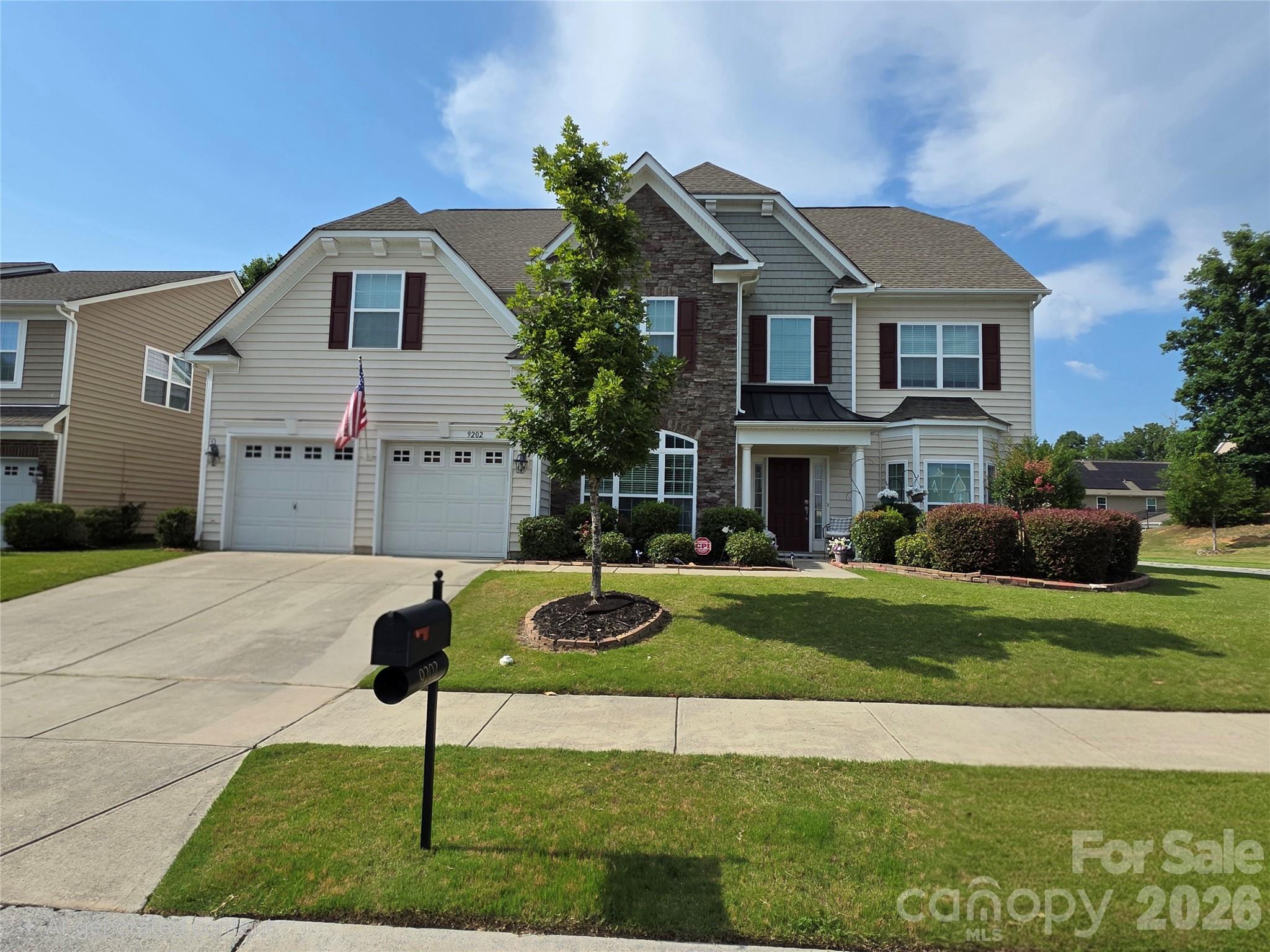 One of the best priced Harrisburg homes you will find.  This beautifully maintained 5-bedroom, 3.5-bath home is perfectly positioned on one of the most desirable lots in the community. The spacious kitchen flows seamlessly into the inviting great room, creating an ideal layout for both everyday living and entertaining. The main level also features formal living and dining rooms, offering elegant spaces for gatherings and special occasions. A versatile flex room provides endless possibilities—perfect for a home office, playroom, or even a convenient main-floor bedroom.  Upstairs, the expansive primary suite serves as a true retreat, complete with a private sitting area, an oversized walk-in closet, and a beautifully appointed bathroom. The upper level also includes four additional bedrooms, two connected by a Jack-and-Jill bath, while another offers the flexibility to function as a media room or recreation space.  All of this is located in the highly desirable Brookdale Commons community, where residents enjoy outstanding amenities including a large community pool, miles of scenic sidewalks, a playground, and a sand volleyball court—perfect for an active and connected lifestyle.
