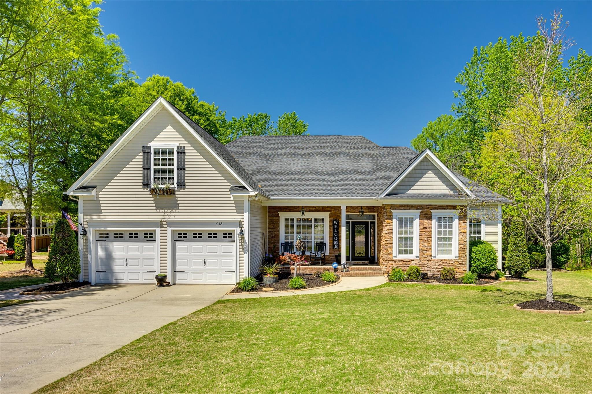 Welcome to this spacious and inviting 4-bedroom, 3-bathroom haven, nestled within the tranquility of a serene neighborhood. As you enter, you're greeted by a sense of warmth and comfort, inviting you to make yourself at home. The heart of the house lies in its expansive kitchen, where culinary adventures await, complemented by a large family room perfect for gatherings and cozy movie nights. Step outside into your own private oasis, complete with a refreshing pool for summer fun and a charming fire pit for evenings filled with laughter. The covered front porch offers a peaceful retreat, ideal for sipping your morning coffee or unwinding after a long day. Working remotely? No problem – a dedicated office space provides the privacy and focus you need to be productive.
With its perfect balance of indoor and outdoor living spaces, this home is not just a place to live, but a destination for creating cherished memories. Welcome home to your own slice of paradise.