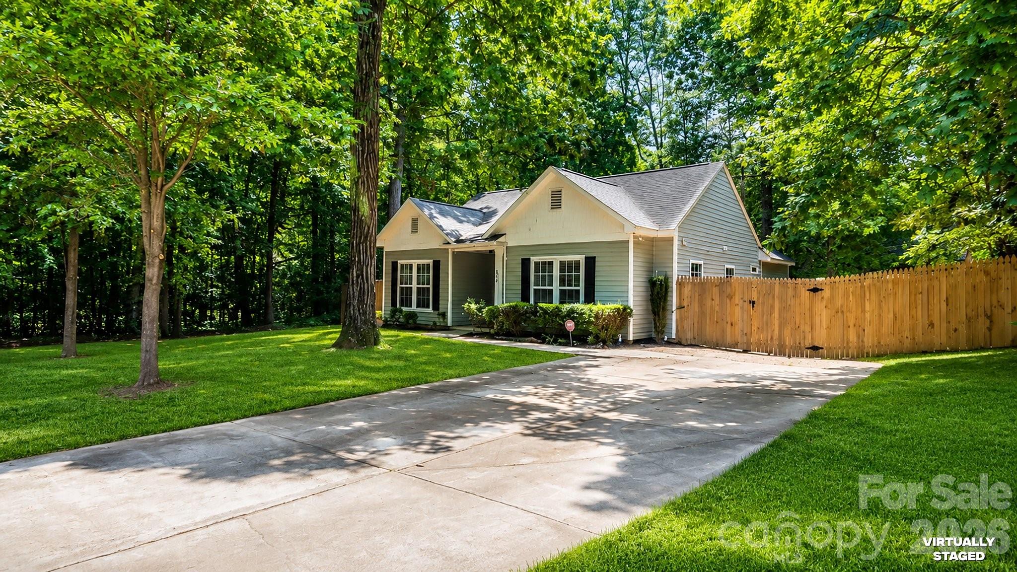 A beautifully updated single-family home inside of I-485 for under $300K does exist! Welcome to the one you have been searching for. This charming home is conveniently close to all that Charlotte has to offer, yet tucked away from it all in an established neighborhood near Ribbonwalk Nature and Clark’s Creek Nature Preserves. Featuring 3 bedrooms and 2 bathrooms, you’ll appreciate the modern updates the moment you step inside. The privacy of being at the end of the block enhances the serenity of your fenced-in backyard. Don’t let this opportunity pass you by—schedule your showing today and see this wonderful home, perfectly situated near I-77, I-85, and the University City Research Park.