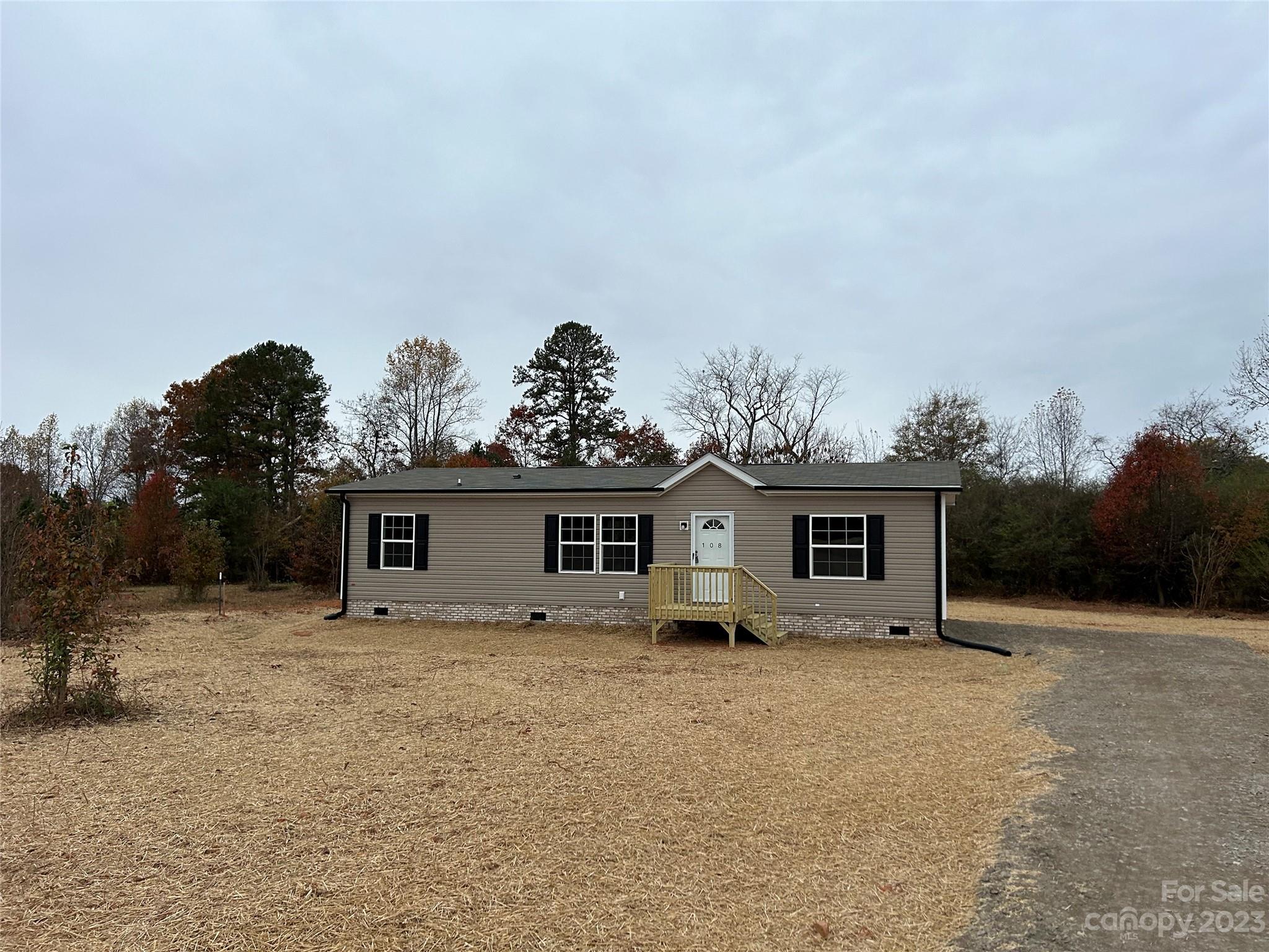 Great location!  Affordable and ready to MOVE IN!  Short 30 min drive to Hickory, Lincolnton and Shelby.  3 bedroom 2 bath open concept manufactured double wide sitting on a half acre in a quiet neighborhood ready for you to MOVE IN!  Beautiful brick foundation with front and back decks and all kitchen appliances included.  A 2023 Clayton Homes Legend model with a tight thermal envelope created with the brand new energy efficient HVAC with ecobee smart thermostat you can control from your phone, low-e windows, LED light fixtures, Rheem hybrid water heater and Frigidaire Energy Star kitchen appliances.   An estimated $70-90 per month savings for energy efficiency!  Come see for yourself!