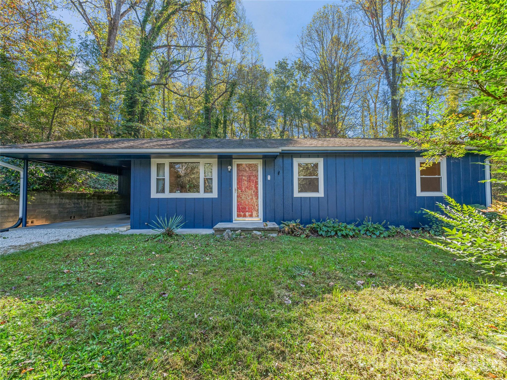 Motivated Sellers! Check out this LOW MAINTENANCE LIVING in this one level home. Adorable home in a hard to find location, plus walkable to downtown Weaverville!? Convenient ! Heat pump is newer (2018-2019), Washer / dryer new in 2024 (included), fresh paint outside 2025, newer & clean appliances (gas stove) and good access to dry crawl space. Baseboard heat used as a back up. This 3 bedroom 1.5 bath cottage home, in a sunny cul de sac joins Weaverville School and a Cemetery. Sweet location close to Lake Louise park and town. Kitchen, dining area, and living space open to both the front yard, or more PRIVATE back yard & porch for al fresco dining. This home has been lovingly cared for and just around the corner from MAIN STREET Weaverville to enjoy galleries, coffee shops, restaurants, Town events & more!