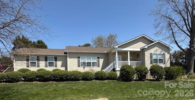Charming, move-in ready home in White Oak Village, a comfortable 55 plus adult community close to downtown Hendersonville! Low maintenance home, with a spacious, open one level living and 3BR/2BA split floor plan with 9ft. smooth ceilings, this home has a lot to offer.  Attached 24x24 side-load 2-car garage & beautifully landscaped outdoor space. Don’t miss this beautiful home close to shopping, restaurants, Bullington Gardens and I-26. New roof in 2024 and water heater in 2025, leaf filter system and transferable security system.