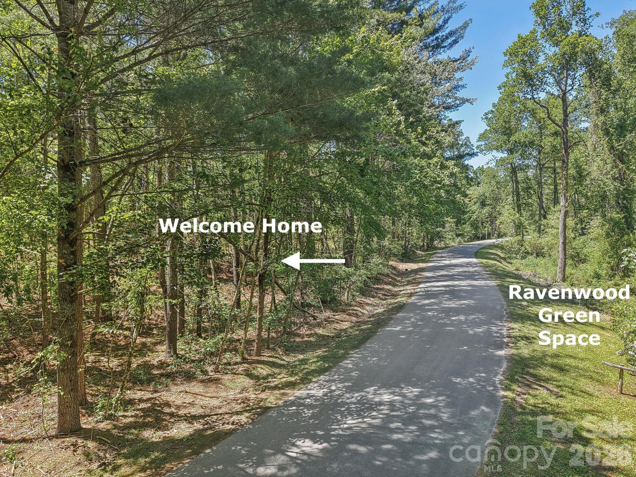 Because making better lifestyle choices matters, consider your custom built home to be at Ravenwood Estates.  This is an ideal location for a home that offers an established, well loved neighborhood yet close to all you need.

Located outside of Asheville city taxes in a truly country-quiet, private setting.

Yet only 10 minutes to the south Asheville shopping corridor with Whole Foods, Publix, and great restaurants to satisfy any Foodies quest. Major box stores, local businesses and boutiques, as well as all other amenities can be found close by. Just 20 minutes from the airport, and the beautiful countryside of our Fairview area.

Only 2 lots remain undeveloped in Ravenwood Estates and now is the time to take advantage of the market.

This level lot will be EASY TO IMPROVE! Underground Utilities are already there. Sellers have removed many trees where the likely homesite will sit. 

The affordable HOA includes managing and cleaning the green space creek that borders one side of the property and throughout the community.

This is a magical place to make your next home. Come see it!

Please note the pink tape is used only to show approximate lot lines and Not an actual survey.

The Listing Agent is happy to meet you to answer any questions.
Contact your lender or the listing agent for financing options.

The Seller would LOVE your feedback so please let me know what you or your client thinks!
