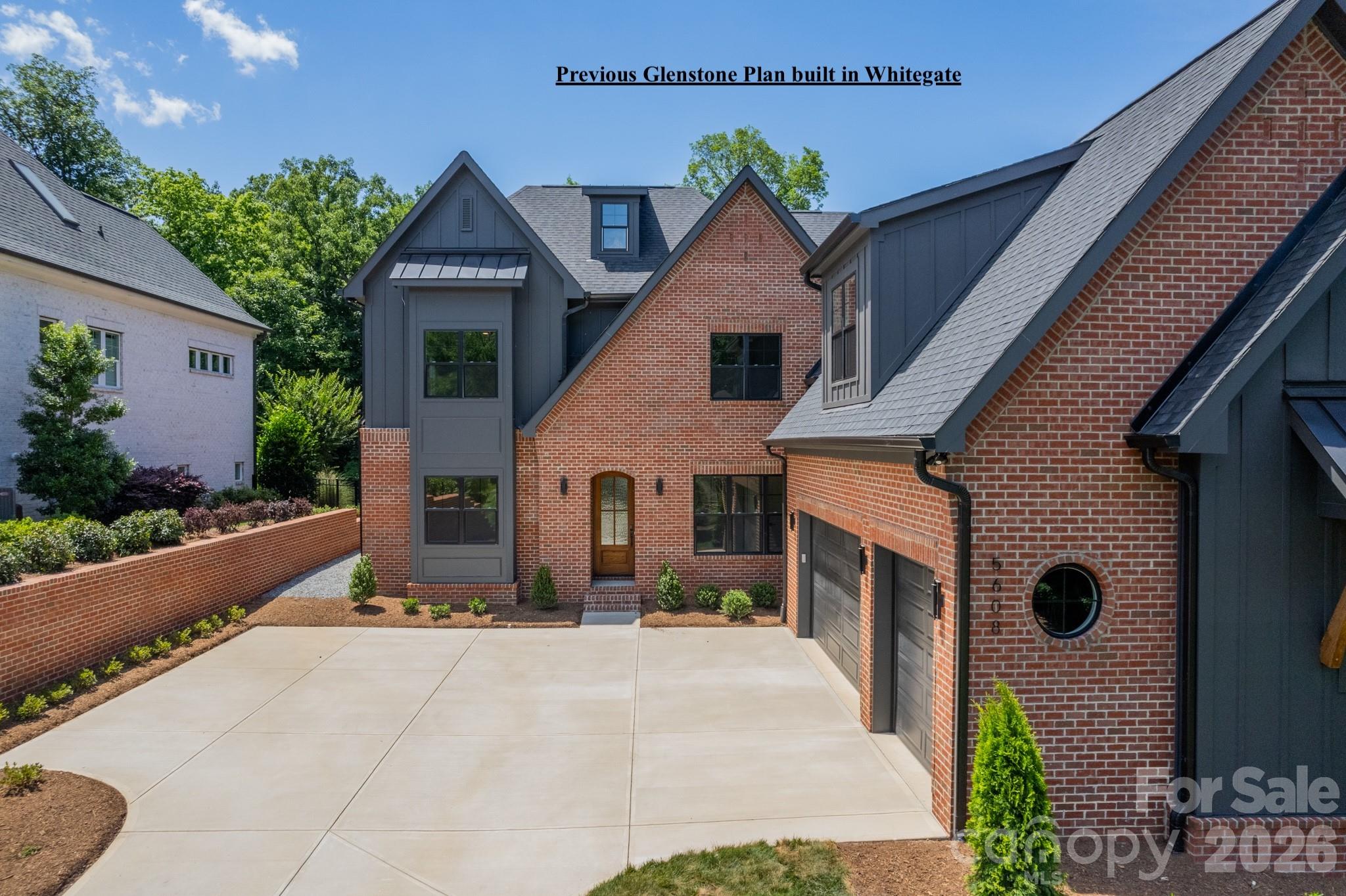 Welcome to The Enclave at Alexander Road by Award-Winning Linnane Homes! An exclusive 6-home Gated enclave offering privacy, luxury, & unmatched craftsmanship in one of the area’s most desirable locations. Each individual homesite is situated behind a gorgeous brick privacy wall and accessible by its own gated driveway entrance. This thoughtfully designed new construction features our highly popular Glenstone plan, showcasing a bright and open layout, spacious main-level primary suite, a culinary inspired Wolf and Sub-Zero kitchen package, walk-in pantry, and designer curated custom cabinetry. Additional highlights include a covered rear veranda with optional fireplace, gorgeous white oak hardwood flooring and staircase, and an elegant trim package throughout. Energy Star Certified with a conditioned crawl space. Ideal backyard for pool and outdoor living. Built with superior quality and timeless design that Linnane Homes is known for. Photos are representative of a previously built Glenstone plans in other nearby locations. Premier South Charlotte location located off the highly sought after Alexander Road area. Two homes are already sold and construction is well underway. Limited time left to customize your design selections. This home has been permitted and ready to go shaving critical time off of your custom home build.  Special interest rate buy down programs available.