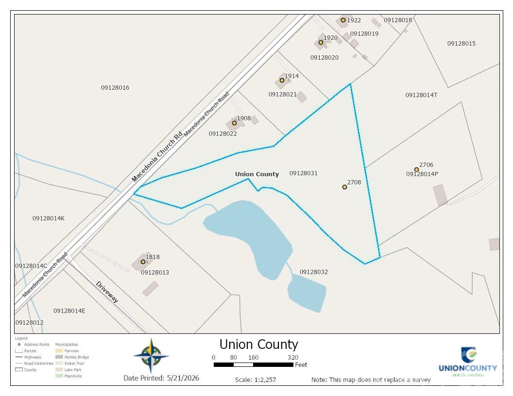 Nice lot to build home. on Macedonia church road near highway 601.