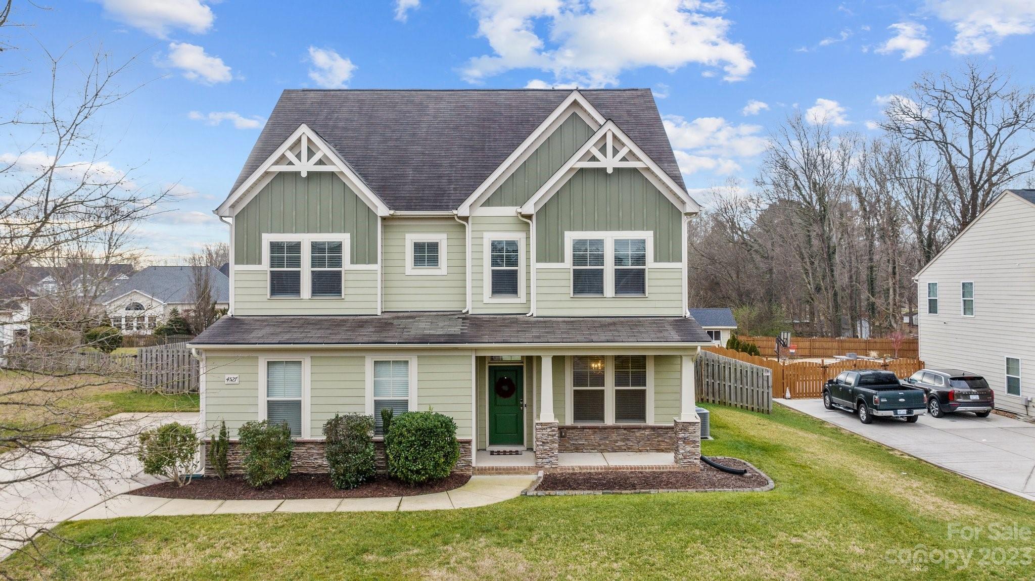 WOW! This home has been meticulously maintained, updated and absolutely stunning. Main level features include a formal dining room, open concept great room, kitchen and breakfast area. The dining room has an arched entry and beautiful coffered ceiling~This room could be a great home office. Cozy up to the fireplace in the great room and enjoy views of the rear yard. The chef of the home will enjoy the well-appointed kitchen~ample cabinets and counter space, oversized kitchen island, granite counters, tile backsplash and pantry. Pre-finished wood floors throughout main level. Huge primary bedroom w/ stunning updated bathroom~oversized custom tiled shower, dual vanity sinks, powder bath & spacious walk-in closet. Three additional bedrooms & laundry room on second level. The 3rd floor bonus room/bedroom has full bathroom & closet! Huge privately fenced backyard w/custom paver patio spanning rear of home, perfect for entertaining. Side entry 2-car garage, neighborhood amenities & more!