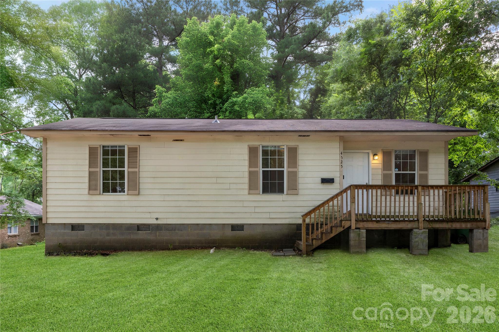 Welcome to a nice home located in Charlotte NC at 4525 Rolling Hill Dr, a charming 3-bedroom, 2.0-bathroom home offering 1,003 sq. ft. of well-designed living space. Built in 1997, this beautifully maintained single-family residence sits on a spacious 7,492 sq. ft. lot, providing ample outdoor space for relaxation and entertaining.

Inside, you’ll find an inviting floor plan with a bright and open living area, a well-appointed kitchen, and generously sized bedrooms. The primary suite offers comfort and privacy, while the additional bedrooms provide flexibility for guests, or growing families.

Nestled in a desirable Charlotte NC location, this home is close to top-rated schools, shopping, dining, and major highways, offering easy access to Charlotte and surrounding areas. Don't miss this fantastic opportunity to own a home in one of North Carolina's most sought-after communities! Schedule your showing today!