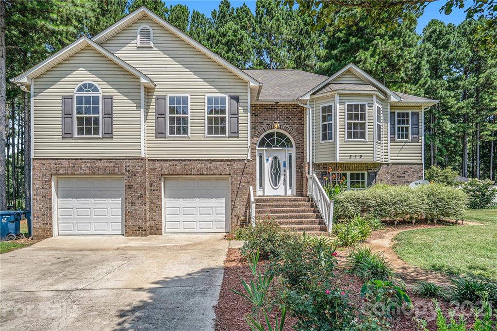 This Stanley two-story home offers a two-car garage.