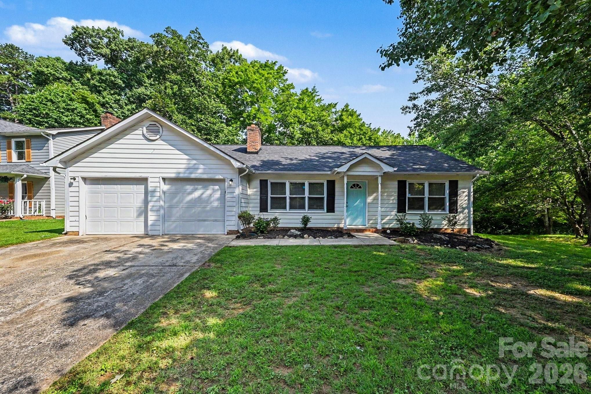 This exceptional 3-bedroom, 2-bathroom single-story home is in pristine, move-in ready condition, perfectly combining effortless stairs-free living with premium modern updates. The heart of the home features a beautifully refreshed kitchen fully outfitted with elegant granite countertops, creating a sophisticated and highly durable hub for meal preparation that seamlessly connects to the main living areas. Designed with a thoughtful layout, the interior transitions beautifully into the private quarters where all the bedrooms feature cozy, plush carpeting underfoot for added warmth, while leading outdoors to a spacious backyard that provides a wonderful private canvas for gardening, pets, or play. Complete with an attached 2-car garage providing secure parking and excellent extra utility storage, this turnkey residence is meticulously prepared for a completely stress-free transition into a stylish, relaxed lifestyle.
