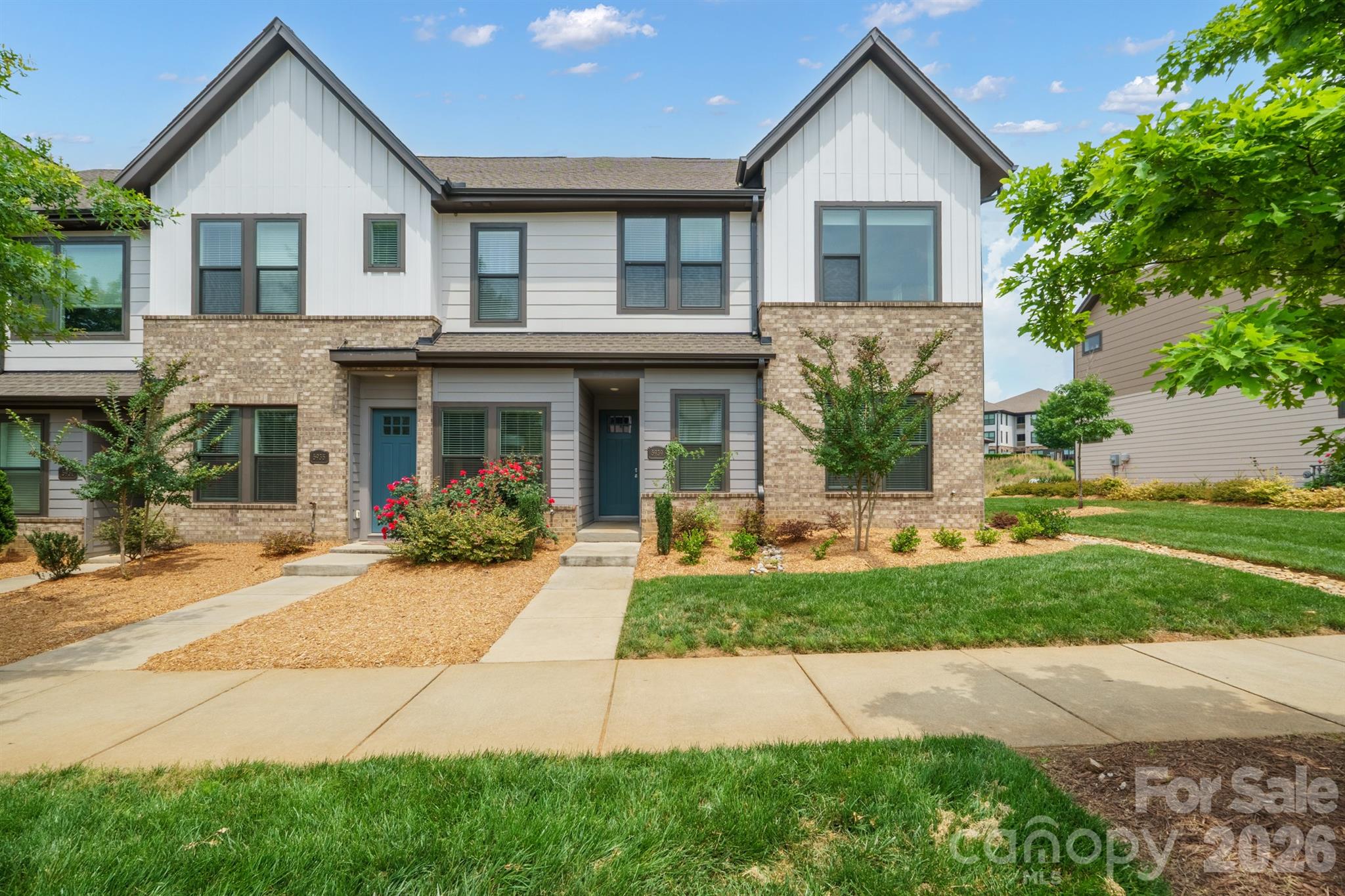 Welcome to this stunning 4-bedroom, 3.5-bath end-unit townhome in the highly desirable Waverly community of Ballantyne Charlotte! This beautifully maintained residence features an open-concept floor plan with abundant natural light, plenty of storage space, and upscale finishes throughout.

The gourmet kitchen boasts a large center island, white cabinetry, fully equipped appliances, and a stylish tile backsplash, perfect for entertaining and everyday living. The spacious living and dining areas flow seamlessly, creating a modern and inviting atmosphere.

The primary suite offers a large walk-in closet, dual vanity sinks, and a walk-in glass shower with tile surround. Three additional bedrooms and well-appointed bath provide ample space for guests, at-home retreats, and home office needs.

Enjoy the privacy and added windows of this end unit along with low-maintenance living in a prime location. Conveniently located near major highways with easy access to shopping, dining, and entertainment in Waverly, plus top-rated schools nearby.

Move-in ready and ideally situated — a must-see!