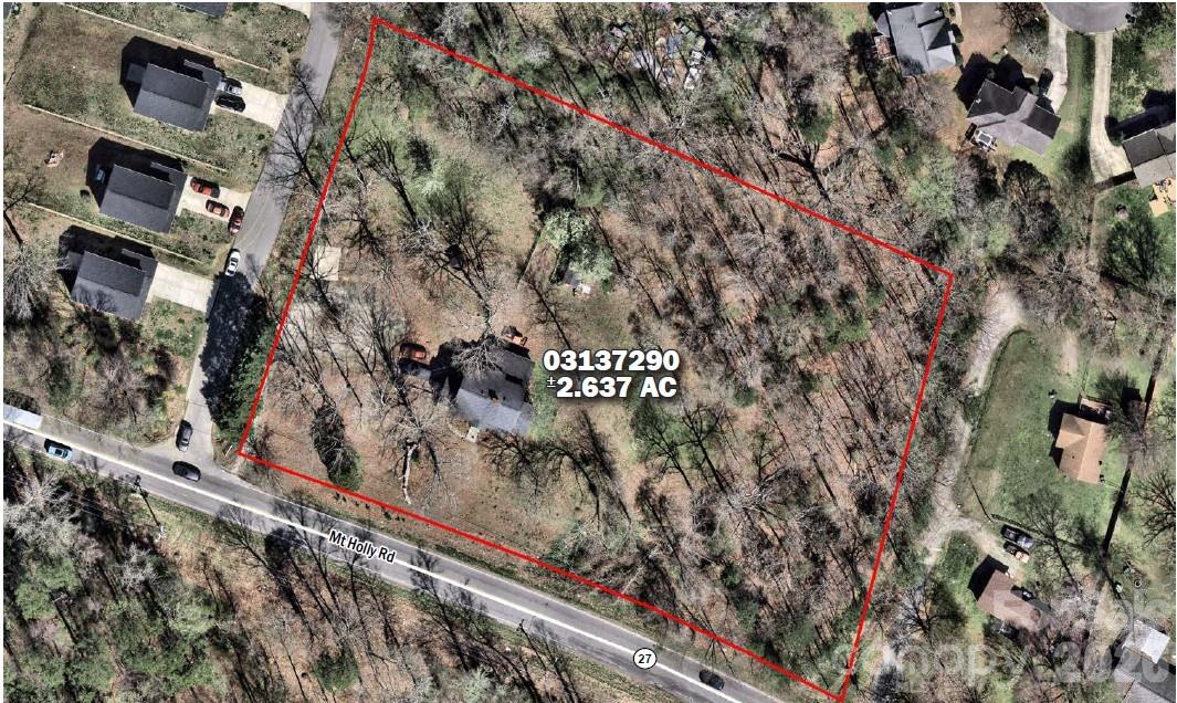 Infill redevelopment site for a local or regional home builder — ±2.637 acres fronting Mt Holly Road in fast-growing west Charlotte. Charlotte Water sewer and water mains run along Mt Holly Rd, so utilities are in place and ready for connection. Current N1-A zoning supports detached single-family development.

Location is less than a 20-minute drive to Uptown Charlotte, quick access to I-485 and Hwy 27, and minutes from the U.S. National Whitewater Center, Latta Nature Preserve, Mountain Island Lake, and Pine Island Country Club.