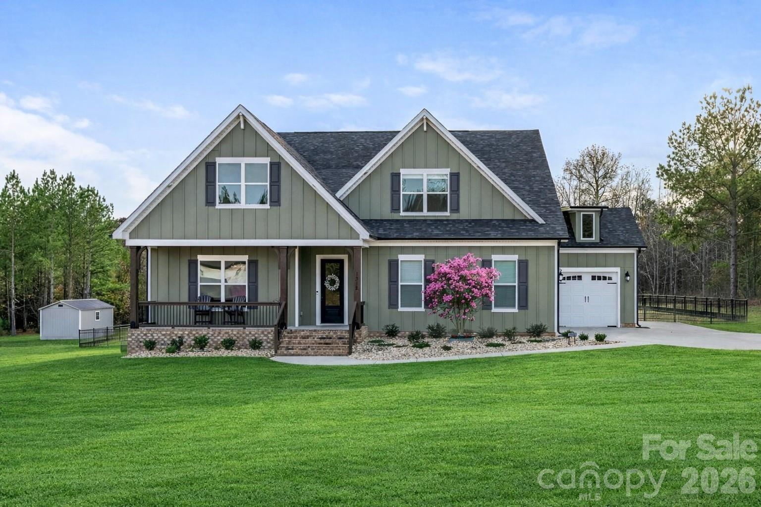 Stop! You just found a $120,000 shortcut, and a $2k Seller Concession acceptable offer.
Why wait for a new build when you can have a "better-than-new" home today? This beauty is less than two years old and comes with $100k in premium post-closing upgrades PLUS a fresh $20k price improvement. From the whole-house Generac to your own 5-hole putting green, Paver-Patio w/Gas Fire Pit and more.  The work is done—you just need the keys.  This property sits on 1 acre, has low yearly HOA dues, and in the highly performing Clover School District.  Please note, photos 1, 4  & 9 have been AI Generated to show the existing Bermuda grass as green and the Crepe Myrtle tree in bloom, and #9 to show what the front bedroom could look like.