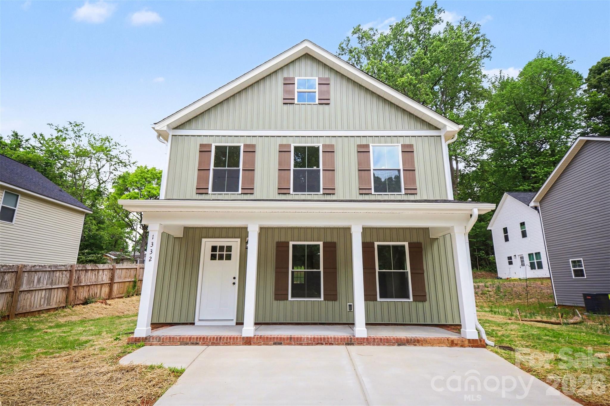 You don't want to miss this beautiful new construction home. Quality construction with 3 bedrooms and 2 and a half baths! Classic exterior. Easy living with an open and inviting floor plan. The bright kitchen has stylish finishes of shaker style cabinets with soft close doors and drawers, granite countertops, SS appliances and LVP flooring. Corner pantry. Nice front porch and backyard patio in an established neighborhood. 5 minutes to downtown Kannapolis for shopping, restaurants and Cannon Ballers Stadium! Easy access to 85. Schedule a showing today!