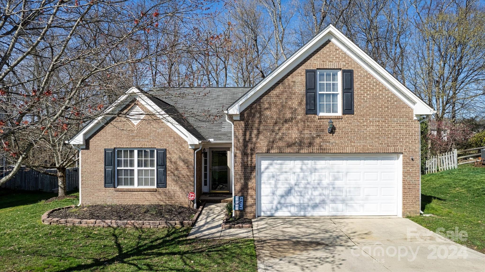 Welcome home to this adorable ranch with finished room over the garage located in booming Lake Wylie, SC!  Open concept floor plan, with updated kitchen featuring shaker style cabinets, granite counters, breakfast bar and stainless steel appliances.  Bonus room could serve as a 4th bedroom.  Relax on the covered, screened-in back porch and enjoy the private, fenced, tree lined backyard.  HVAC is less than 1 year old!  Neighborhood amenities include Olympic size pool, playground and RV/Boat parking available. The pool is only about a 5 minute walk! Located in award winning Clover School District. Assumable 2.875% mortgage for qualifying buyers!!!