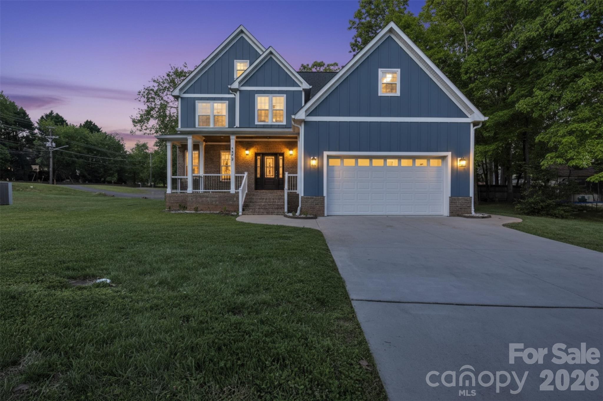 This beautiful 4-bedroom, 2.5-bath furnished home sits on a spacious 0.35-acre lot in the heart of Gastonia, just minutes from Gaston Country Club. Upon entering, you’re welcomed by a grand two-story foyer leading to a spacious living room with gleaming hardwood floors. The bright kitchen features stainless steel appliances, ample cabinet space, and a large island, perfect for casual dining or meal prep. A dedicated office space offers an ideal setup for working from home. Upstairs, the luxurious master suite boasts a tray ceiling, a large walk-in closet, and an upgraded shower with a bench. Three additional bedrooms and a full bath complete the second level. Outside, enjoy relaxing on the elevated front porch or entertaining on the backyard deck, making the most of North Carolina’s beautiful weather.