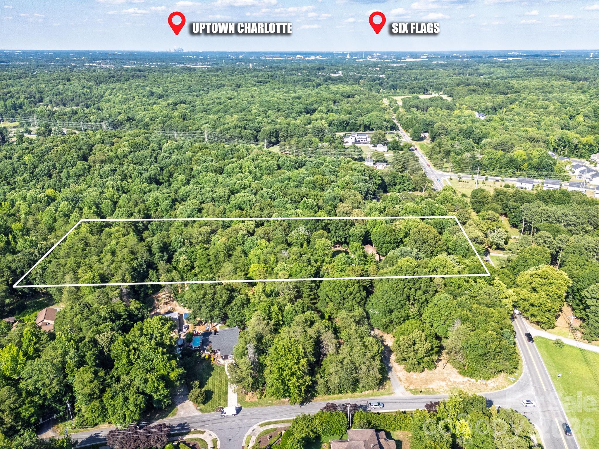 Great opportunity for a small subdivision.  Zoning N1A.  Lot could be subdivided into 5 or 6 lots in addition to the existing house. Growing Steel creek area, close to entertainment, Lake Wylie and the Palisades area but without HOA.  Lot is fairly flat and currently has a 4,000 sf house, 600 sf cottage,  1380sf garage/shop and 1,770 sf Warehouse all with electricity and individual meters.  House and cottage have separate wells.  The area is growing a lot.  Come take advantage of this great opportunity  !!!
Call listing agent if you need more information