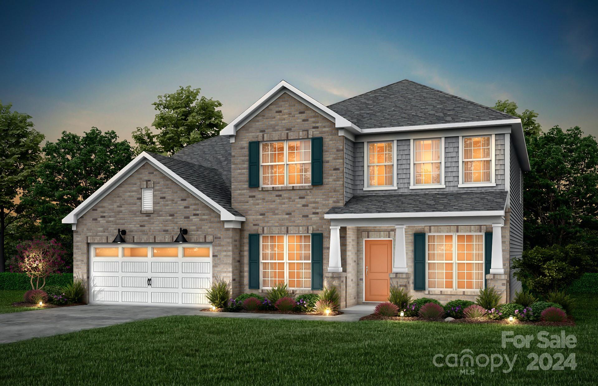 This stunning finished basement home is located in the intimate 19 homesite new Patterson Pond community located in Ft. Mill.  This magnificent home has everything you have dreamed of and more. As you enter the welcoming Foyer, you are greeted with a beautiful Dining Room with tray ceiling adjacent Butler's Pantry, great for entertaining your family and guest.  The open floor plan invites endless memories to be had in the gorgeous gourmet Kitchen, Cafe and Gathering Room with exquisite stone gas fireplace. First floor also features a Guest Suite and Library/Office.  And let's not forget the stunning Sunroom where you can take in the the natural views of the trees just behind this breathtaking homesite.  Head upstairs to enjoy the Loft, three additional Bedrooms and Primary/Owners Suite with spa-like bathroom.  All this, plus a finished basement with another full  Bedroom and Bath and huge Recreation Room perfect for a pool table or movie room.  Schools!  Welcome home to Patterson Pond!