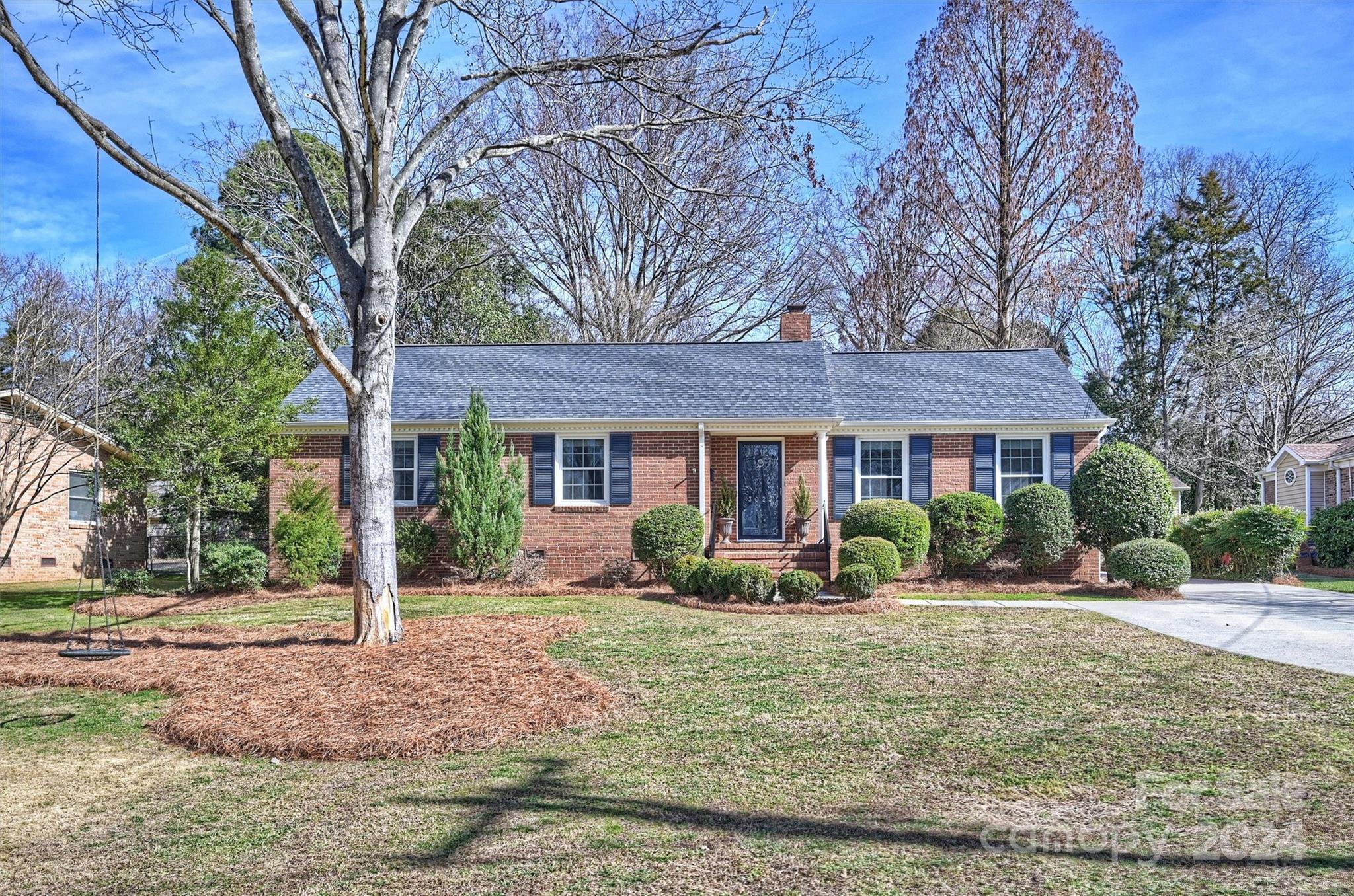 Welcome to a charming brick ranch in Spring Valley. This delightful home is conveniently located less than 1 mile from SouthPark Mall, 10 minutes from uptown Charlotte, and close to Charlotte Douglas Airport. It has been updated and improved, featuring a new roof in 2021, a newly installed water heater, gutters in 2019, and HVAC (2023). Fenced backyard, hardwood floors, molding and charming details throughout, and a spacious outdoor storage shed. Additionally, it offers an easy access to the Greenway, pickleball courts, play ground and close to SouthPark Swim and Tennis facilities, making it an ideal blend of comfort and convenience. Experience the perfect setting for making memorable moments in this exquisite home.