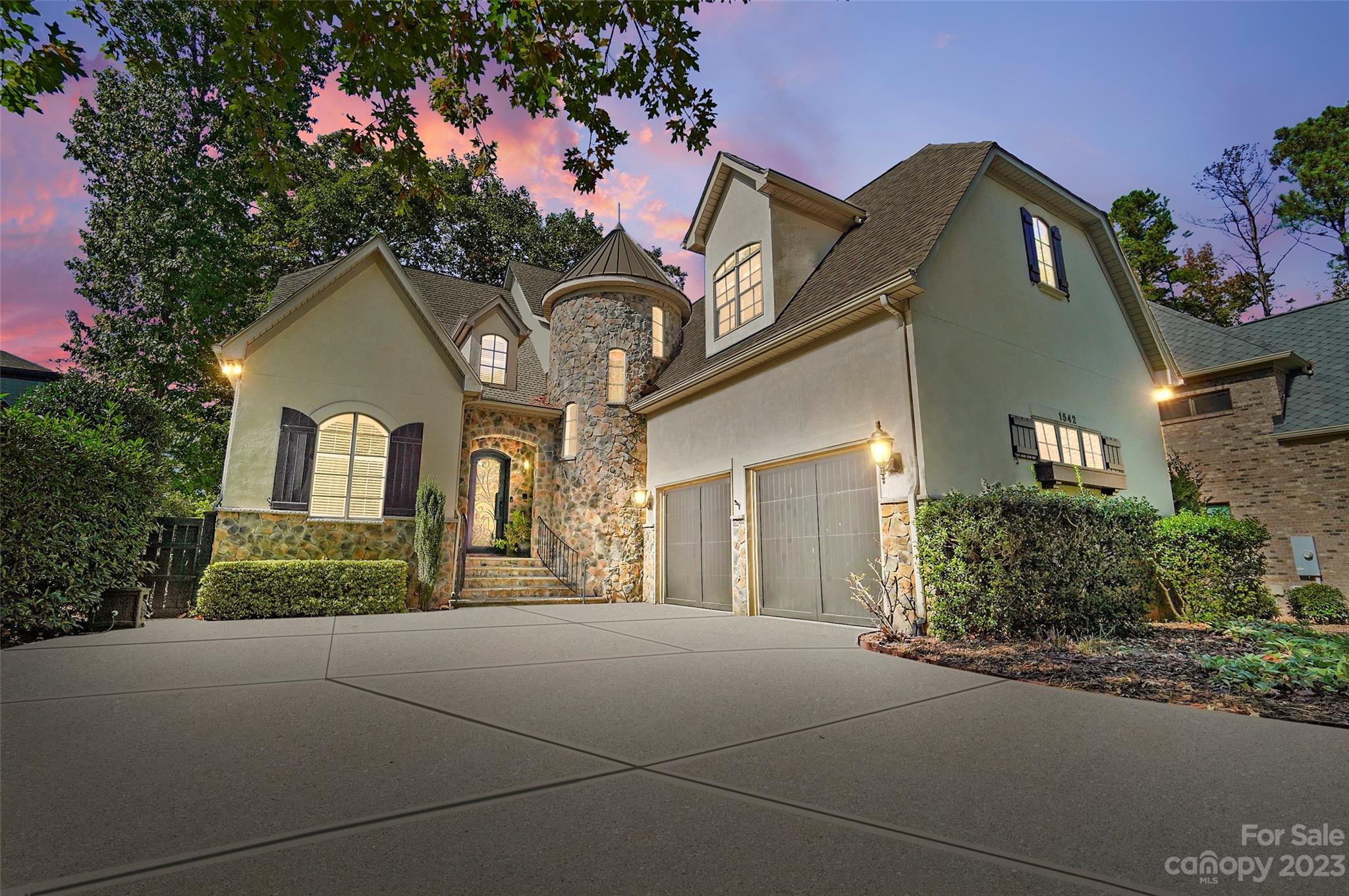 Welcome to your very own slice of paradise! This custom built waterfront home was designed to enjoy lake living & the outdoors boasting a level lot and stunning, long range, sunset views from nearly every room. Quality finishes abound including an open floor plan, 2 story dining room, great room w/ glorious views, beautiful spiral staircase, & wine cellar. Unleash your inner chef in the gourmet kitchen w/ ss appliances, granite counters, walk-in pantry, & butler pantry w/ wine refrigerator. Spacious main floor primary suite complete w/ 2 custom walk-in closets, spa like bath & glorious views. Upper level provides 3 spacious BRs & bonus room. Entertain on the huge covered porch w/ retractable screen, relax in the hot tub, cozy around the lakeside firepit, and enjoy boating & water sports from your covered dock w/ boat lift! Reflection Pointe is a gated community w/ pool, clubhouse, tennis, & recreation park.  Located in beautiful Belmont, close to shopping, dining, I-85, & airport.