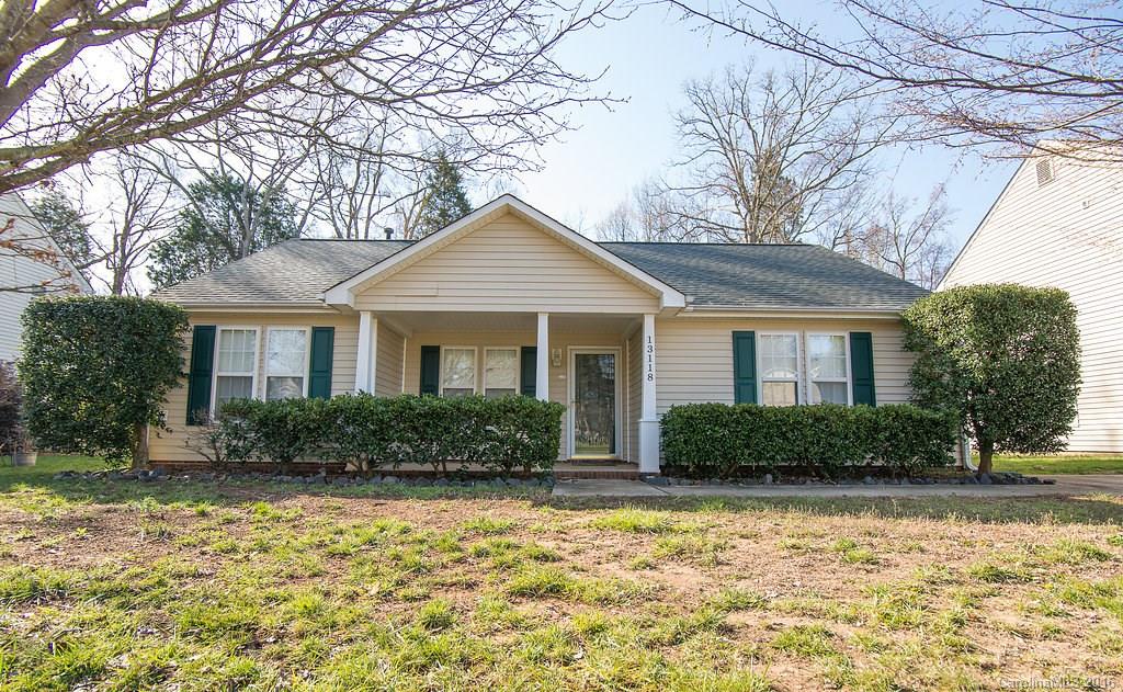 Convenient location! Charming ranch home with three bedrooms two full baths; large great room with vaulted ceiling/fan; kitchen with bar/breakfast area; pantry; master bedroom with garden tub; neutral colors and carpet; private yard with patio/pergola