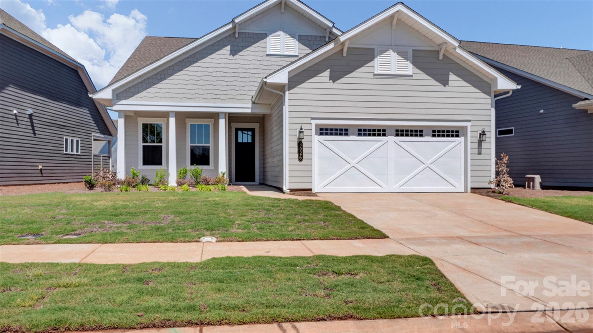 **NEW CONSTRUCTION** Offering a bright, open layout with thoughtful upgrades throughout, this beautifully designed home blends comfort, style, and functionality. The extended Owner’s Suite and Lanai create a spacious retreat, while a 5' privacy wall enhances outdoor living overlooking common area with newly planted trees. A dedicated study replaces the flex space, ideal for work or hobbies. The CHEF Kitchen shines with upgraded cabinetry, quartz countertops, farmhouse sink, and CAFÉ appliances. Located just down the street from the amenity center and new community garden, this home offers modern, low-maintenance living in a vibrant setting.