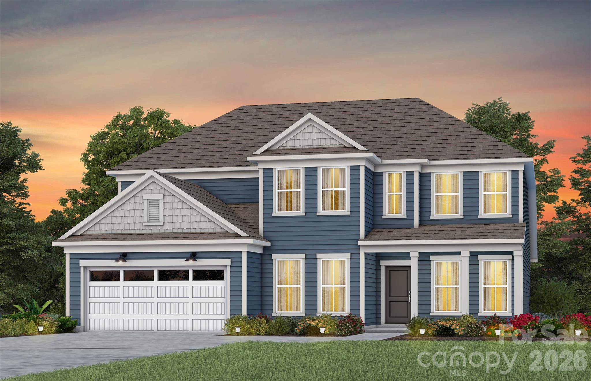 The breathtaking Vanderbilt home is ready now!  Located in our the new Kinsdale Community in Indian Land!  All included List Price includes any current sales incentives as shown on our website, call for details.  This stunning Vanderbilt home is located on a cul-de-sac lot and offers beautifully curated selections and incredible structural features such as a covered porch, offering the convenience with Owners Bedroom, Bath and Laundry on the main floor as well as a library and planning center for working at home. This open floor plan will not disappoint with the spacious Gathering Room, gas fireplace and magnificent Gourmet Kitchen with gas appliances.  Upstairs features 3 additional bedrooms and 2 full Baths.  All upgrades and options have been selected.  Visit us at our sales center, in the community, to learn more about this and other incredible homes in tranquil Kinsdale. HOA fees include High-Speed Internet/Cable and private trash collection.  All Photos are representative only, not of this home.