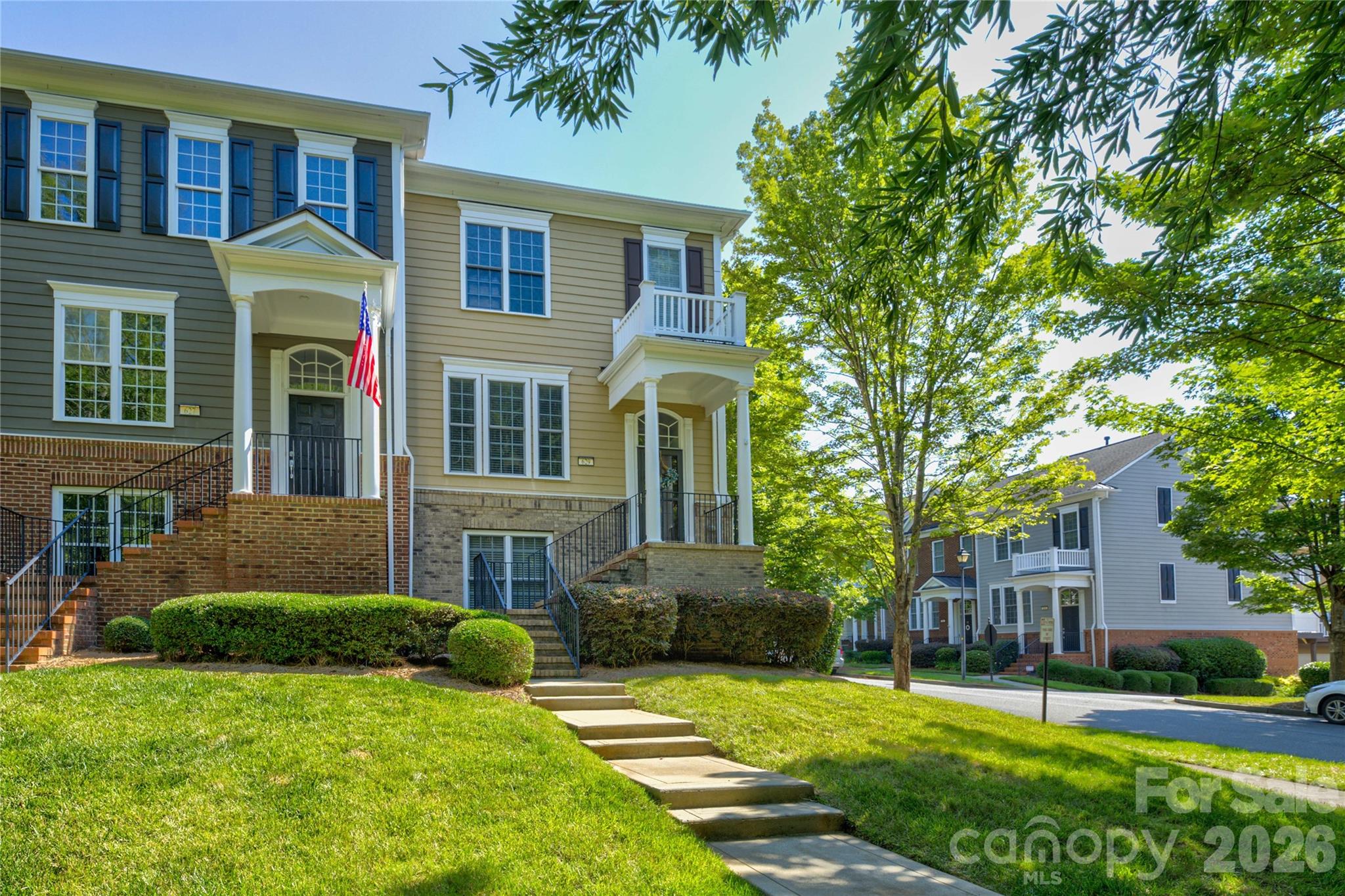 PRICED TO SELL!! The current tax rate is being assessed at the 6% rate instead of the 4% rate that applies to owner-occupied homes. If this is your primary residence, the annual property tax will be CONSIDERABLY LOWER!  Move-in ready Baxter Village townhome with three full bedroom suites and a bright, open layout. This well-kept 3-story brick home features LVP throughout the main level, granite countertops, and a sunlit kitchen! The Great Room opens to a private balcony perfect for morning coffee or evening unwinding. Each bedroom has its own ensuite bath, offering comfort and privacy for residents or guests. 
A two-car garage adds everyday convenience, and the washer, dryer, and refrigerator remain. Located in the heart of Baxter Village, you’ll be steps from restaurants, boutique shopping, parks, trails, and award-winning Fort Mill schools. With effortless access to I-77 and just minutes from Charlotte, the location couldn’t be more ideal.
Rentals are allowed, giving this property strong appeal for both homeowners and investors. A polished, move-in ready opportunity in one of Fort Mill’s most desirable communities—schedule your showing today.