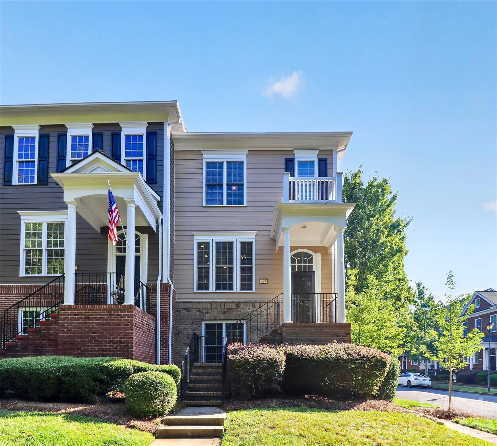 PRICED TO SELL!! The current tax rate is being assessed at the 6% rate instead of the 4% rate that applies to owner-occupied homes. If this is your primary residence, the annual property tax will be CONSIDERABLY LOWER!  Move-in ready Baxter Village townhome with three full bedroom suites and a bright, open layout. This well-kept 3-story brick home features LVP throughout the main level, granite countertops, and a sunlit kitchen! The Great Room opens to a private balcony perfect for morning coffee or evening unwinding. Each bedroom has its own ensuite bath, offering comfort and privacy for residents or guests. 
A two-car garage adds everyday convenience, and the washer, dryer, and refrigerator remain. Located in the heart of Baxter Village, you’ll be steps from restaurants, boutique shopping, parks, trails, and award-winning Fort Mill schools. With effortless access to I-77 and just minutes from Charlotte, the location couldn’t be more ideal.
Rentals are allowed, giving this property strong appeal for both homeowners and investors. A polished, move-in ready opportunity in one of Fort Mill’s most desirable communities—schedule your showing today. This property is also available to lease.