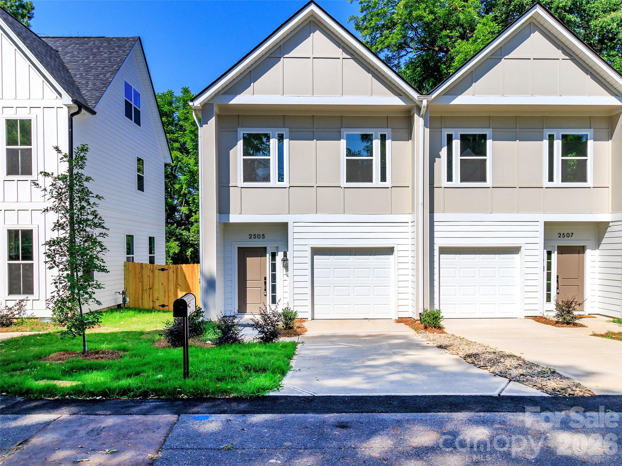 Less than 10 minutes from Uptown, this stunning Enderly Park townhome delivers the perfect blend of luxury, lifestyle, and location — and if you're looking for a property with no HOA, this is it. Eligible buyers may qualify for 100% financing with no PMI plus up to $10,000 in lender assistance that can be applied toward closing costs, an interest rate buy-down, or loan amount reduction.

Be one of only four exclusive, design-forward townhomes tucked away on a quiet dead-end stretch of Elon Street — a rare hidden gem offering both privacy and walkable city living. Just moments from Enderly Park’s thriving mix of local restaurants, coffee shops, breweries, and beloved Front Porch Charlotte community events, this location offers the vibrant energy today’s buyers are searching for. 
No HOA means no monthly HOA dues, no HOA restrictions, and more freedom to enjoy your property your way.

Inside, sophisticated modern design meets effortless functionality. The open-concept layout creates a seamless flow between the living, dining, and kitchen spaces, making the home feel bright, airy, and ideal for entertaining. The chef-inspired kitchen features a gas range, sleek finishes, and thoughtfully curated details throughout.
Step outside to your own private, fully fenced backyard retreat complete with a gas line hookup — perfect for elevated outdoor dining, weekend gatherings, and relaxing evenings under the Carolina sky. Every space has been designed to feel both refined and comfortable, creating a true sanctuary in the city. Properties offering this level of design, outdoor space, and no HOA are becoming increasingly difficult to find this close to Uptown.
Located in one of Charlotte’s most exciting and rapidly growing neighborhoods, this home offers the rare opportunity to enjoy peaceful residential living while staying moments from Uptown convenience. The absence of an HOA is a major advantage, providing greater flexibility while eliminating monthly HOA fees. Whether you're a homeowner or investor, the combination of a prime location, modern construction, private outdoor living, and no HOA creates exceptional long-term value.
Modern. Chic. Effortlessly cool. No HOA. This is the one buyers will remember.
HLA data taken from builder floor plan information. Buyer agent to verify.