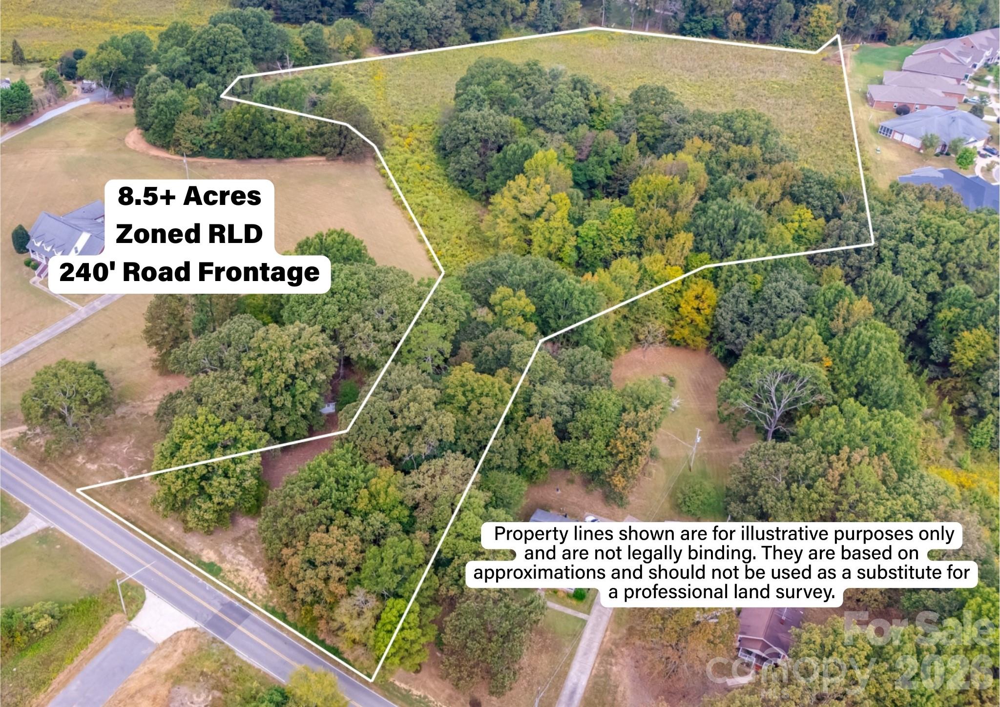 Truly an amazing Development Opportunity with endless possibilities ! Don’t miss your chance to develop this  8.5+ acre property in Piedmont school district within Monroe city limits comes with over 242’ road frontage on James Hamilton Rd which is conveniently located between I-74 and the toll Monroe expressway. Whether you're looking to leverage existing RLD Zoning (2 lots/ac) to develop up to 17 single family homes or seek rezoning for higher density like townhomes or even apartments, this land delivers. Located in Piedmont school district & Monroe city limits with multiple access points for city water and sewer.  Please contact city planning on any zoning questions.
Note: Updated plat in uploads of listing. Here is your opportunity!