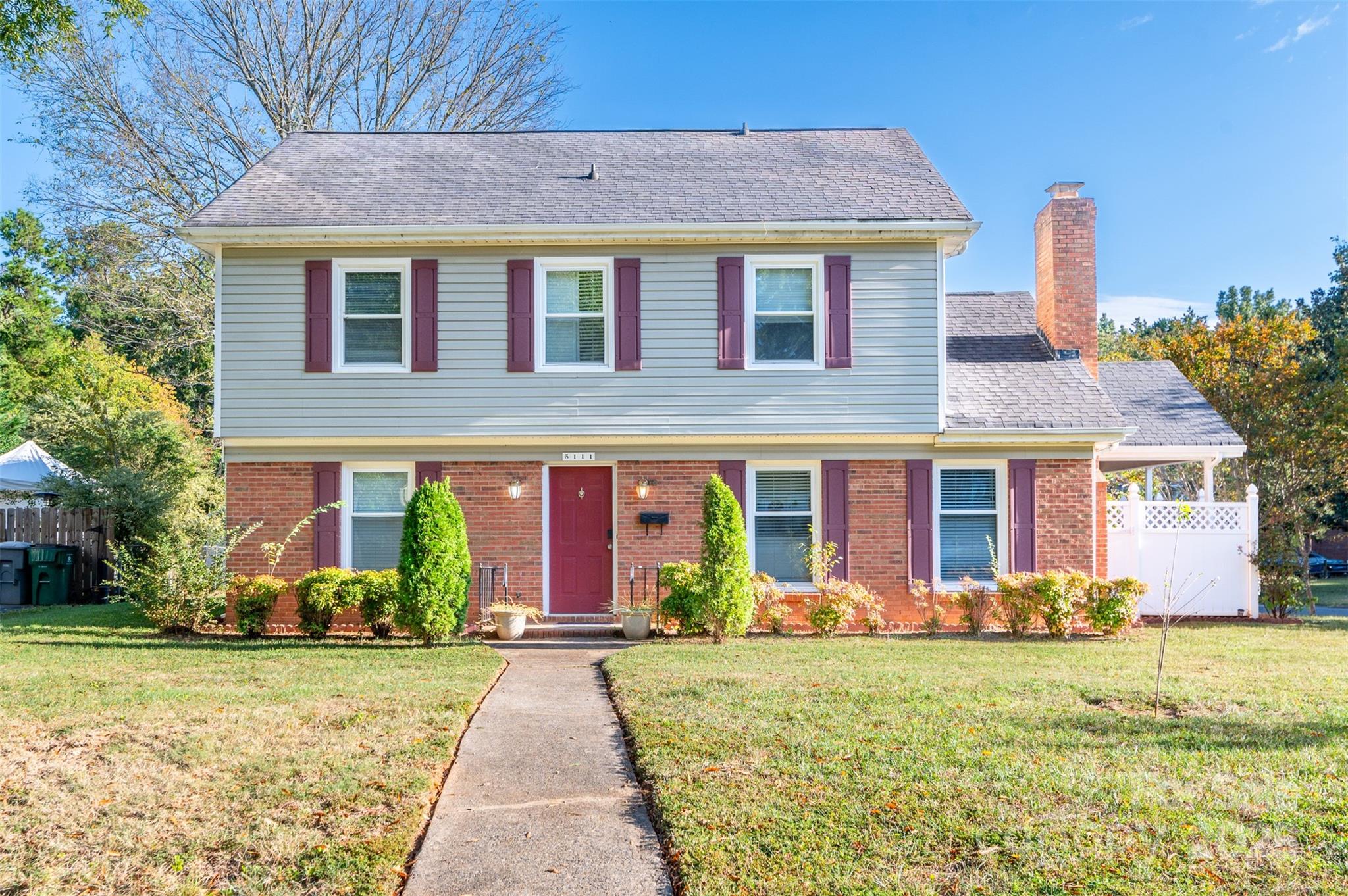 Welcome to your dream home—without the hassle of an HOA! This beautifully 2023 updated two-story property sits on a desirable corner lot in the Idlewild community, just minutes from major shopping, restaurants, Highway 74, and only 15 minutes to Uptown Charlotte. Inside, you’ll find 4 spacious bedrooms and 2.5 baths, along with freshly painted interiors, refinished hardwood floors throughout both levels, and stylish new light fixtures. Property also has a brand new HVAC 2023.

The main level features a welcoming living room with fireplace, a formal dining room, a casual dining area, a bright kitchen with maple cabinets, updated countertops, tile flooring, and brand-new appliances including a stove, dishwasher, and laundry set. Upstairs, the primary suite and three additional bedrooms provide ample space and comfort. Schedule your showing today!