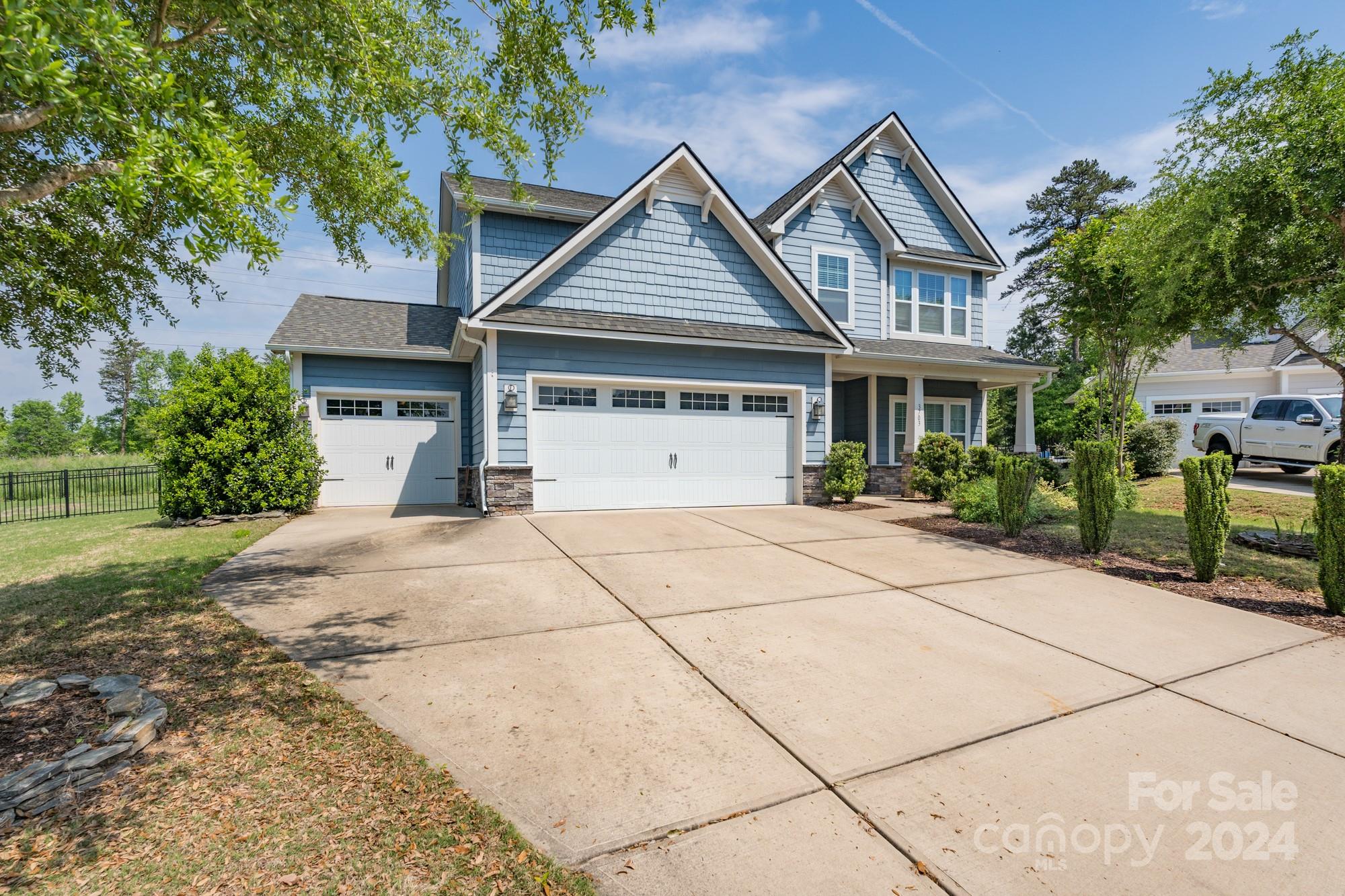 This stunning home nestled in the heart of fort mill, sc offers the perfect bend of cozy comforts and modern amenities. The open concept kitchen, eating and living area has abundant natural light and is ideal for hosting gatherings. The perfect storage on the main level for all activity bags and coats, office/playroom provides opportunity for the hybrid workforce, complete with a half bath. All bedrooms are on one floor along with bonus room and laundry room. Complete this oasis with a 3 car garage, screen porch in the back looking over the large fenced in back yard. Located in the very sought after neighborhood of Lake Ridge with not many homes coming up in this neighborhood. You are not going to want to miss your opportunity to have your own slice of Tega Cay living.