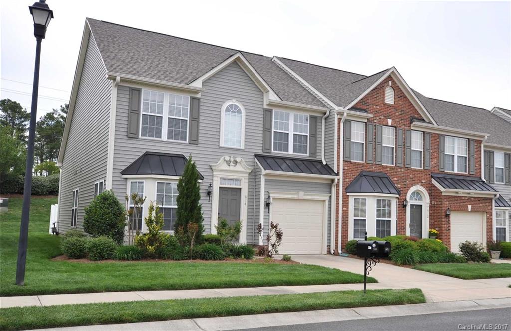Great end unit townhome with owners suite on the main floor. Large great room with gas log fireplace. Sunny kitchen and breakfast room. Huge secondary rooms with big closets. Walk out attic storage. Nice loft area that would be a nice office or playroom. Private back patio area. Nice community pool, super convenient area.