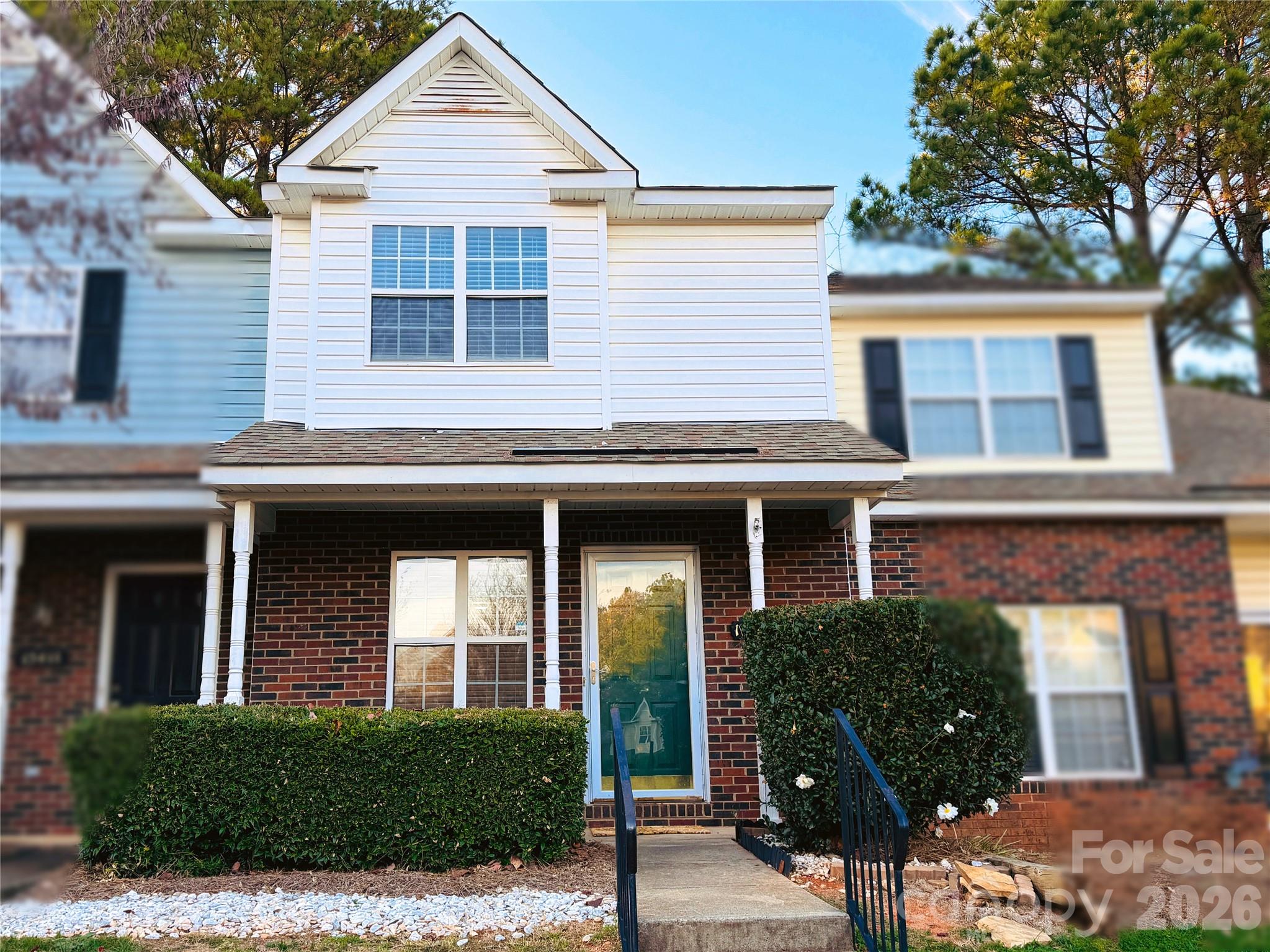 Move-in ready and investor-friendly with no rental cap. This well-maintained townhouse is located in the highly desirable Ballantyne area and features a spacious, fenced deck that offers excellent privacy. The updated kitchen opens to a stunning family room with a gas fireplace and convenient access to an exterior storage closet. Fresh paint enhances the entire first floor and portions of the upper level. Upstairs, you’ll find two private suites, along with a washer and dryer included for added convenience.