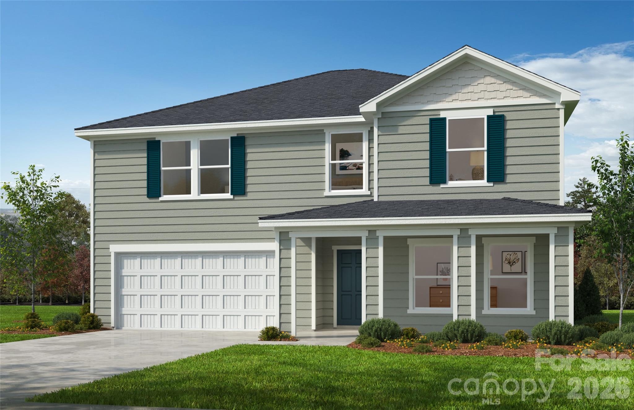 Welcome home! This charming 4-bedroom,2.5-bathroom home offers the perfect blend of comfort and convenience. Featuring a modern layout, the two-story floor plan flows seamlessly into a sleek, all electric kitchen equipped with stainless steel appliances.  Features a relaxing primary bathroom complete with dual sinks. Step outside to your back patio and enjoy seamless indoor–outdoor living. The primary suite offers a peaceful retreat with a large walk-in closet and a well-appointed en suite bath. Every home is thoughtfully designed to meet ENERGY STAR® certification, helping reduce energy costs and increase comfort. This is a proposed home which offers an opportunity for buyer personalization, including selection of structural features and interior design finishes. Base price reflects standard plan; final pricing will be adjusted based on buyer-selected options.