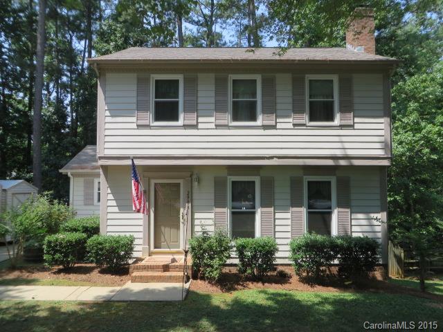 Lovely 2 story home with large private fenced in back yard with trees and two sheds.  A home that you will love calling your own with fireplace in great room open kitchen with dining area combined with hardwood floors, laundry and half bath.  Upstairs are three nice bedrooms and two full baths.  Roof & windows replaced in 2010, carpet 2014, www.NCHFA.com first time home buyers 15k down payment assistance. Call now for you tour one hour notice needed !