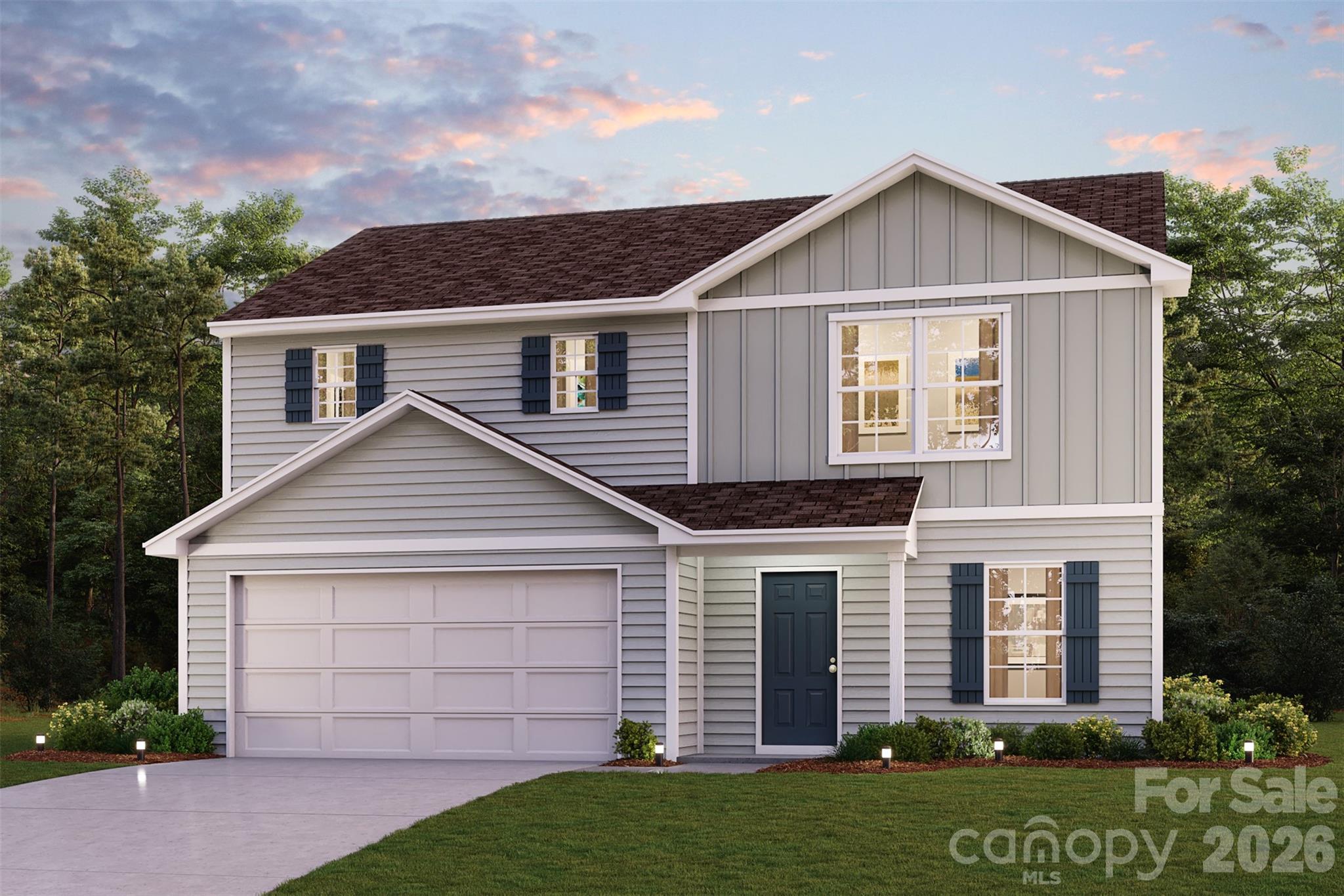 Welcome to your dream home in the Riverdale Hills. The Dupont Plan is a new 2-story home with an open layout that seamlessly connects the Living, Dining, and Kitchen areas, perfect for modern living. The chef’s kitchen features cabinetry, quartz countertops and stainless steel appliances, including a smooth-top range, microwave hood, and dishwasher.
This thoughtful layout offers a spacious bedroom and full bathroom on the first floor. The second floor houses the serene primary suite with a  ensuite bath, dual vanity sinks, and an expansive walk-in closet. Two additional bedrooms share a stylish full bathroom with a Loft Space ideal for a home office or relaxation area. A walk-in Laundry room and energy-efficient Low E insulated dual pane windows add practicality. This home also features a 2 car garage. A 1-year limited home warranty provides peace of mind.
