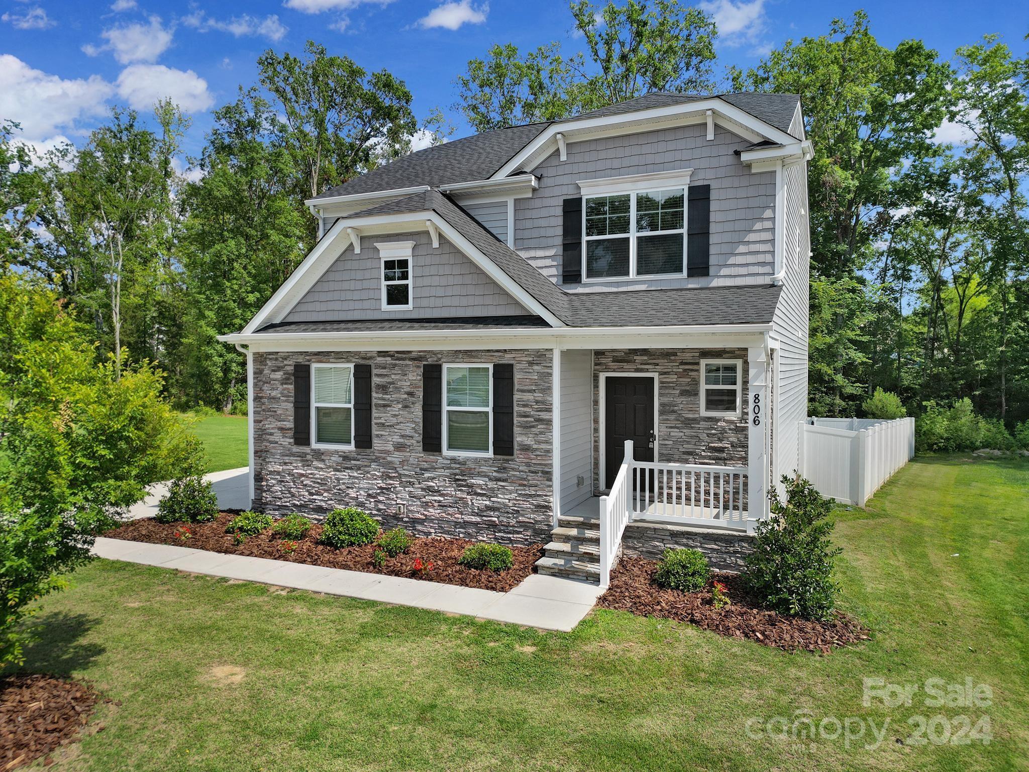 Tucked away in a private cul-de-sac, this 4-bedroom home embodies comfort. The living area, suffused with natural light, provides a welcoming space. Adjacent, the large kitchen is a chef's dream, boasting stainless steel appliances and granite countertops. The primary suite beckons as a serene retreat, featuring a spacious layout, tray ceiling, and a private setting overlooking the scenic backyard. The en-suite bathroom is a spa-like haven, complete with an oversized walk-in shower and dual vanities. Three additional bedrooms offer comfortable accommodations, each with ample closet space. Outside, the expansive paver patio offers an ideal setting for outdoor entertaining and relaxation. A built-in hot tub takes center stage providing the perfect spot to unwind. This home offers the perfect balance of tranquility and comfort. Whether enjoying quiet evenings at home or entertaining guests in style, this newer residence promises optimal living at its finest. Welcome to your new home.